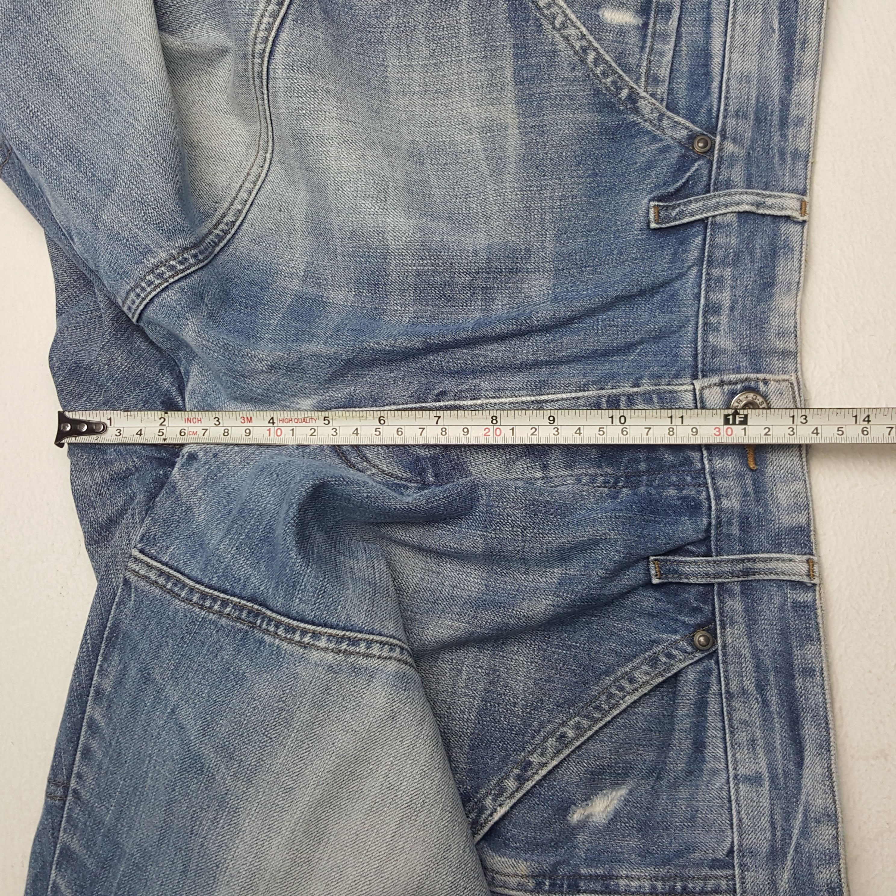 G-Star × Vintage Vintage G-Star Raw Japanese Brand Bikers Style Denim Jeans Size US 34 / EU 50 - 10 Thumbnail