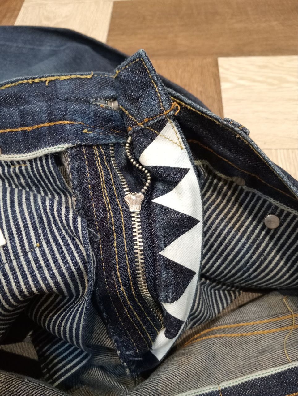 Visvim VISVIM FLUXUS SERGE DE NIMES SELVEDGE BAGGY DENIM PANTS Size US 34 / EU 50 - 9 Thumbnail