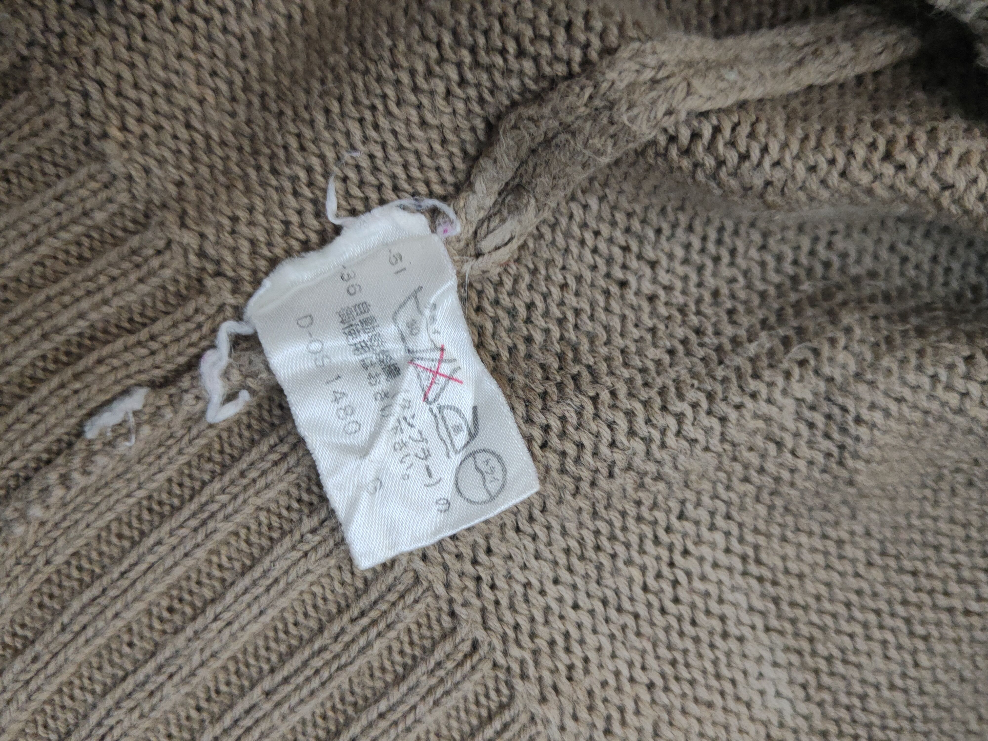 Vintage Crocodile Brown Faded Knitwear Sweatshirts #W1660 Size US L / EU 52-54 / 3 - 12 Thumbnail