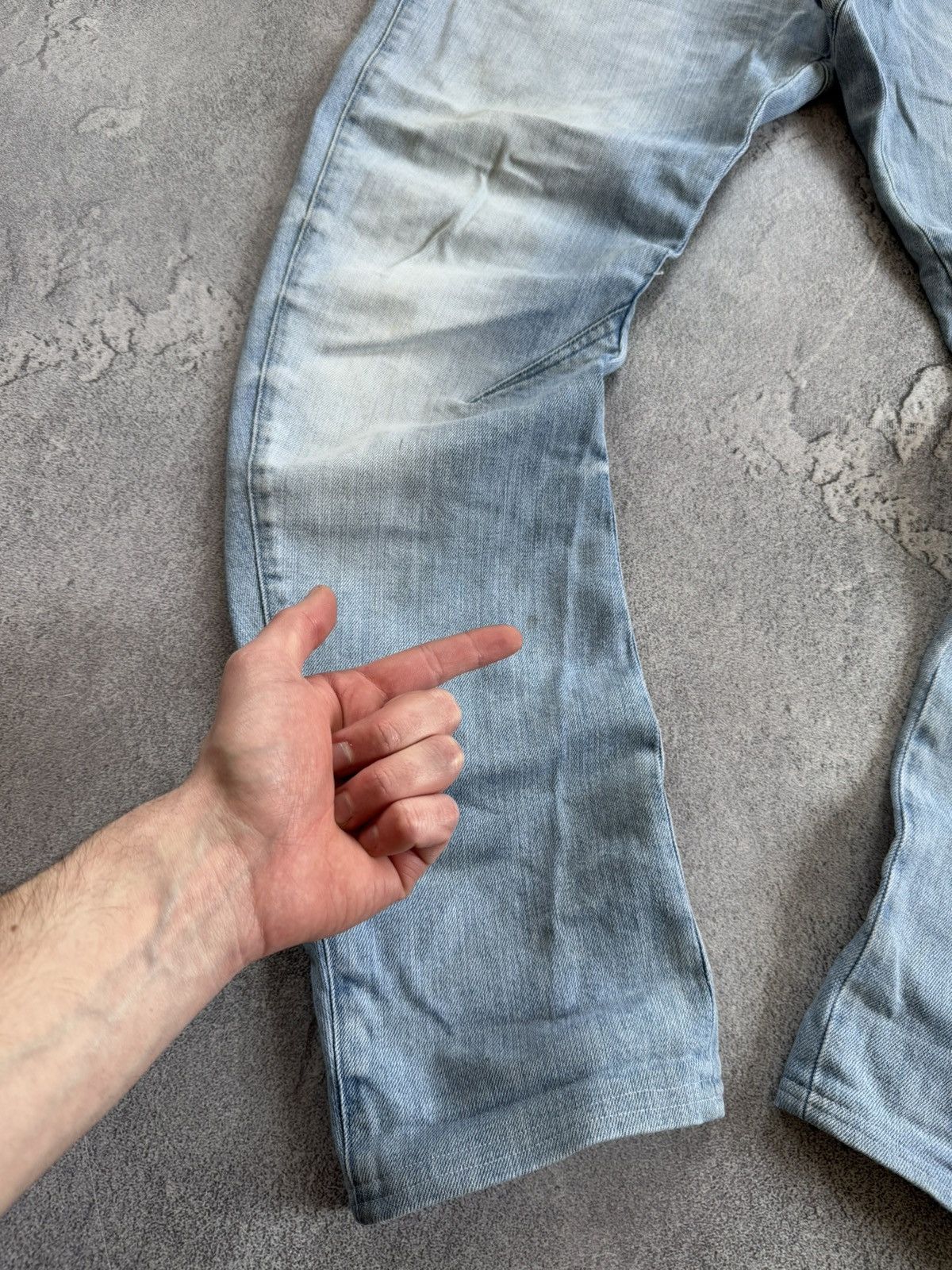 G-Star G star raw 34/36 ARC 3D slim Distressed denim pant trouser Size US 34 / EU 50 - 8 Thumbnail