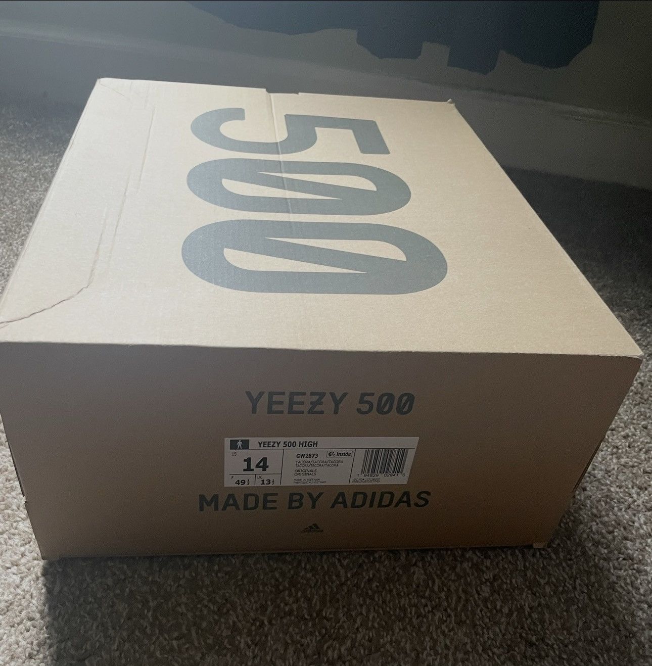 Yeezy Adidas Yeezy 500 High Tactile Orange Size US 14 / EU 47 - 4 Thumbnail