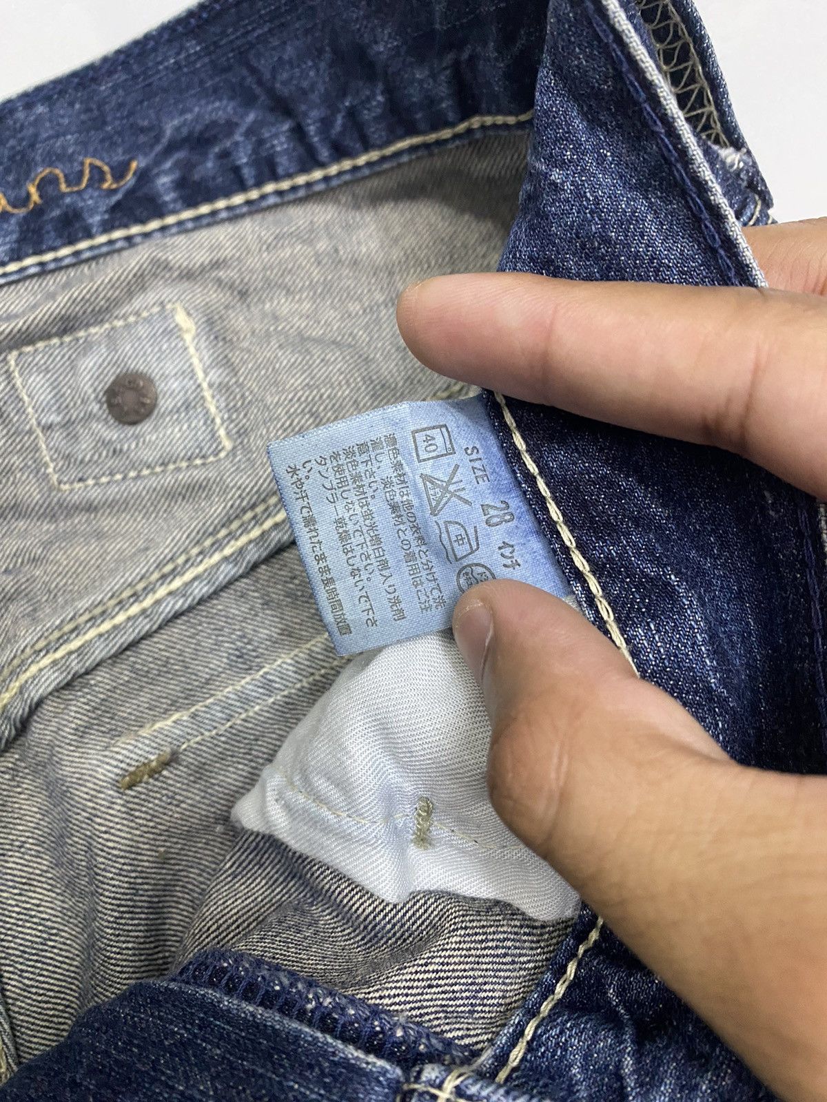 Levi's Vintage Clothing × Undercover VTG LEVIS 202🔥BUCKLE BACK DISTRESSED DENIM UNDERCOVER STYLE Size US 29 - 9 Thumbnail