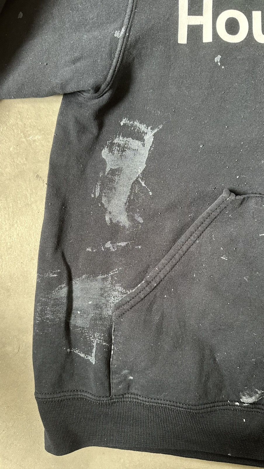 Jerzees VINTAGE DISTREESSED FONTS PAINTED HOODIE Size US M / EU 48-50 / 2 - 3 Thumbnail