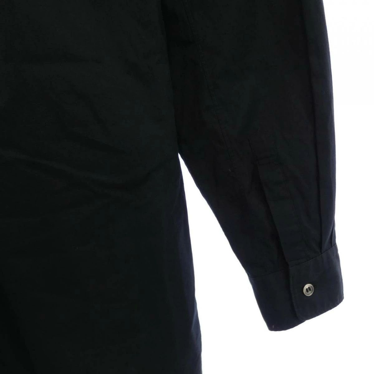 Comme des Garcons Homme Plus T-Shirts Long Sleeve Button Up Long Length Embroidered Black Size US S / EU 44-46 / 1 - 4 Thumbnail