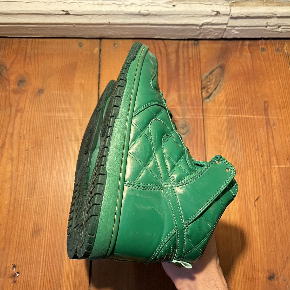 Nike × Supreme Supreme x Nike Dunk Hi Quilted “Green” Olympic Pack Size US 8 / EU 41 - 14 Thumbnail