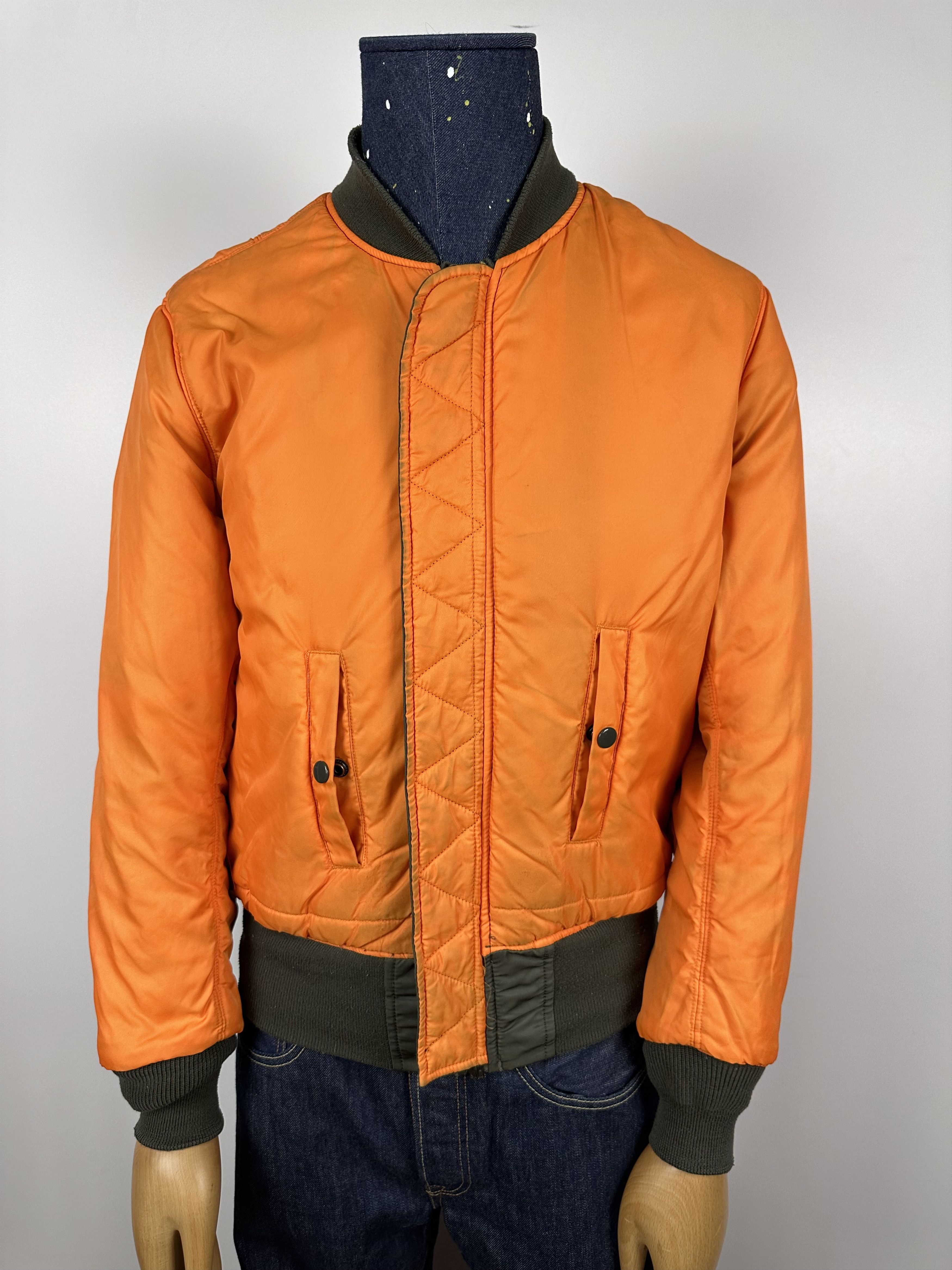 Alpha Industries × Grailed Alpha Industries Reversible Bomber Jacket Green MA-1 Flight Size US S / EU 44-46 / 1 - 9 Thumbnail