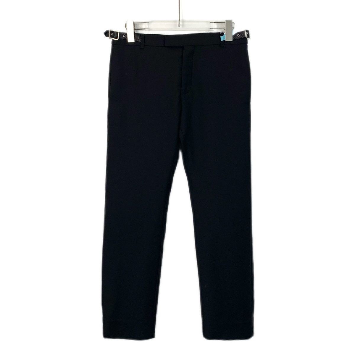 Saint Laurent Paris Saint Laurent SLP Black Wool Casual Pants K26WX Size 25" / US 0 / IT 36 - 1 Thumbnail