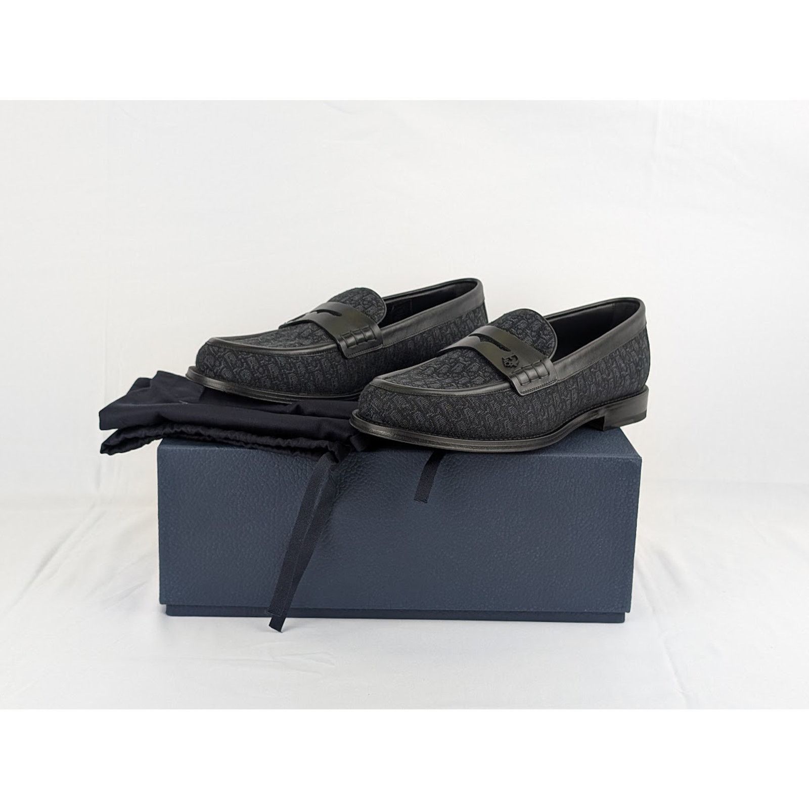 Dior o1rshd1 Granville Loafer Do Jacquard in Black Size US 8 / EU 41 - 12 Thumbnail