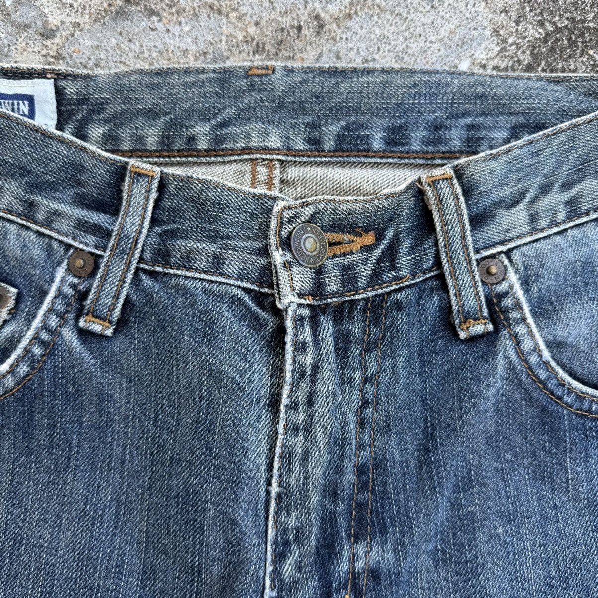 Edwin VINTAGE EDWIN FADED RIPPEP JEAN DENIM PANTS Size US 29 - 4 Thumbnail