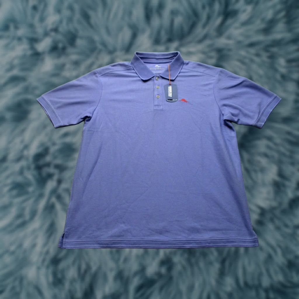 Tommy Bahama Tommy Bahama Polo Shirt Mens L Blue Leisure Tech Supima Cotton Moisture Wicking Size US L / EU 52-54 / 3 - 1 Thumbnail