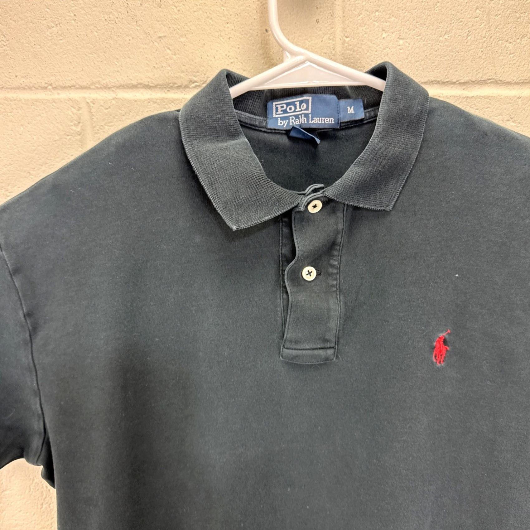 Polo Ralph Lauren VINTAGE Polo Ralph Lauren Polo Shirt Men’s M Black Red Pony Short Sleeve Size US M / EU 48-50 / 2 - 4 Thumbnail
