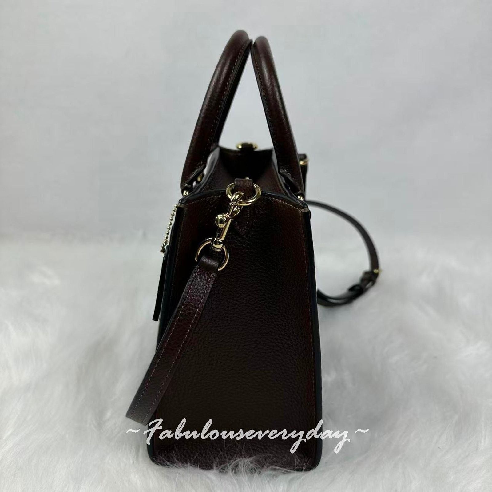 Coach Coach Maggie Small Tote Bag Crossbody Leather/Maple CY668 Size ONE SIZE - 3 Thumbnail