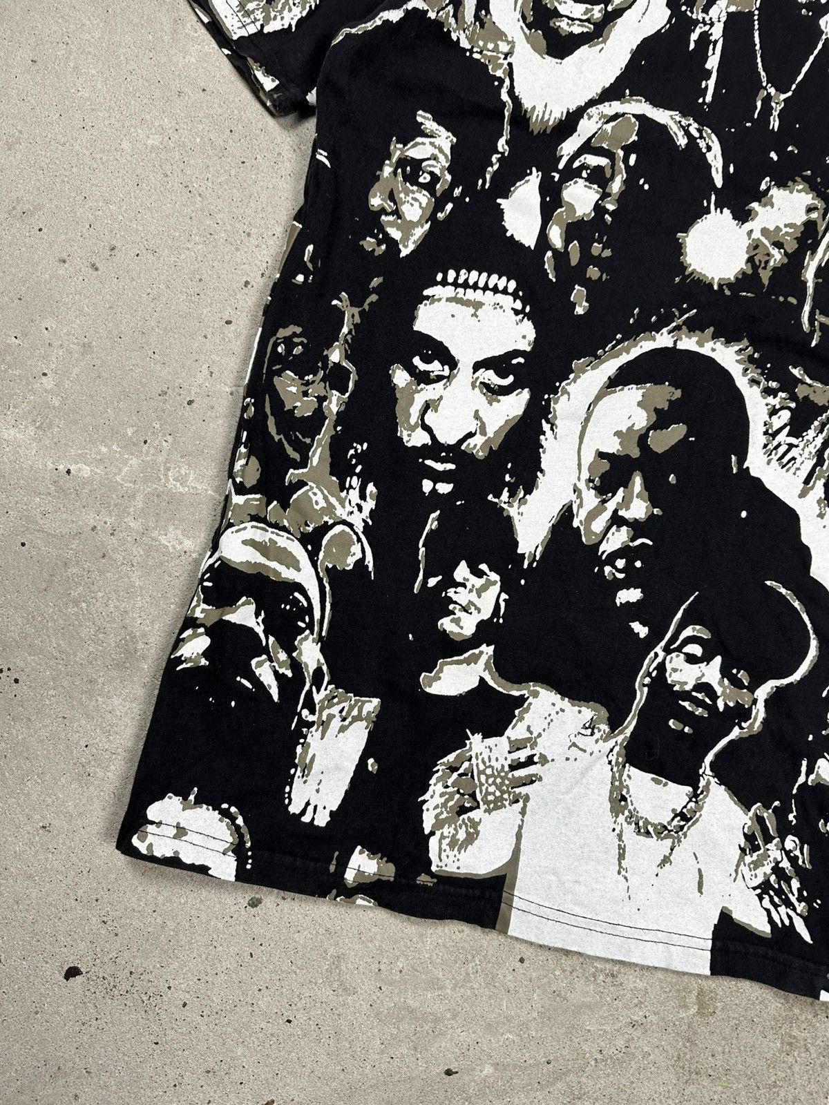 Rap Tees Vintage Y2K Time Is Money All Over Print Rap Hip Hop Tee Size US L / EU 52-54 / 3 - 10 Thumbnail