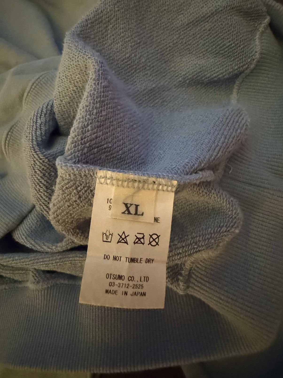 Human Made Human Made Dry Alls Raglan Light Blue Sweatshirt Size XL Size US XL / EU 56 / 4 - 6 Thumbnail