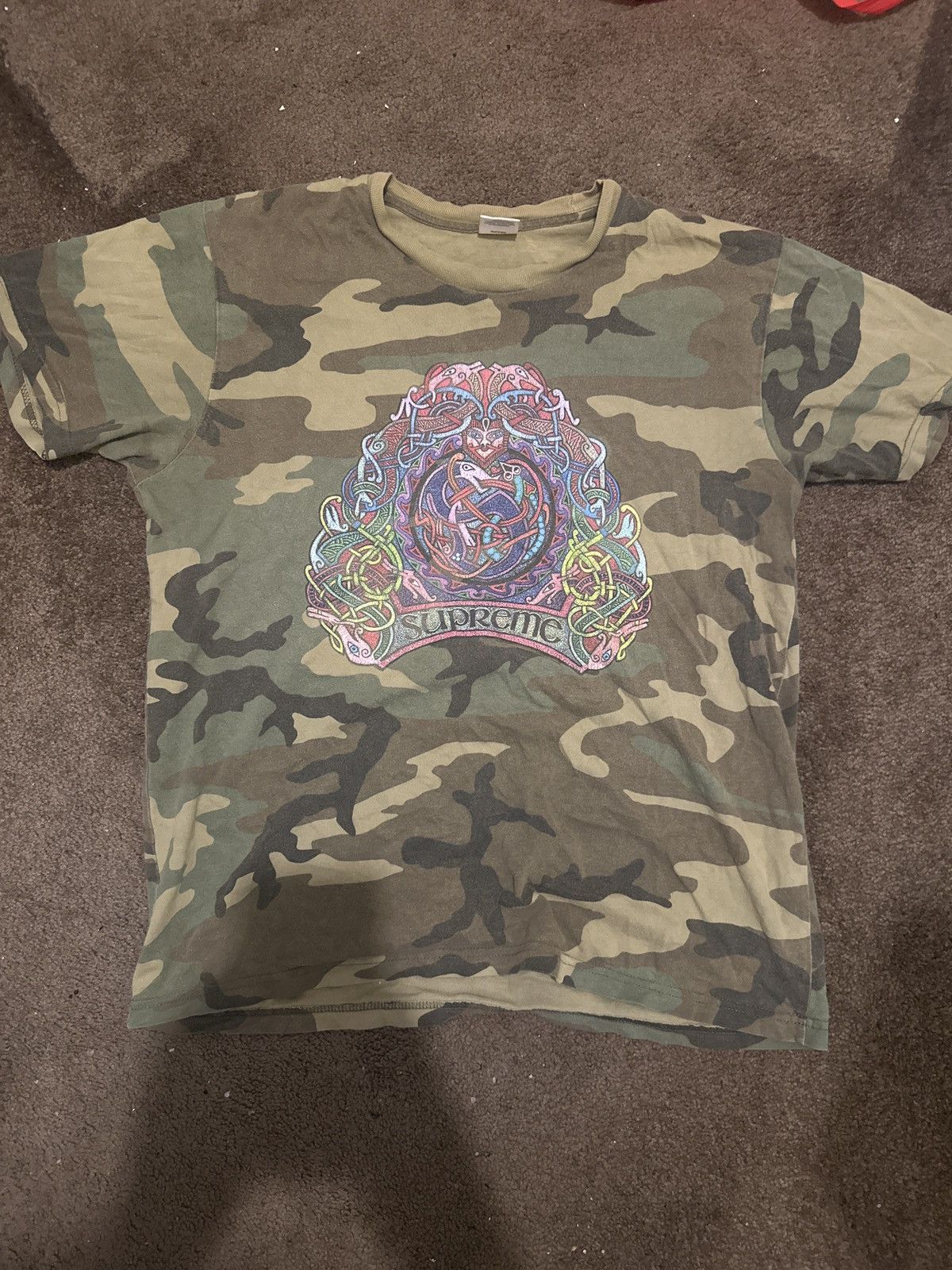 Supreme Supreme Army Graphic T-Shirt Size US M / EU 48-50 / 2 - 3 Thumbnail