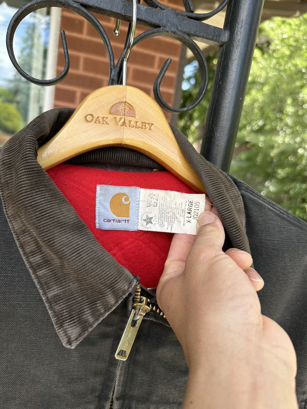 Carhartt Rare 90s Vintage Carhartt Santa Fe Jacket BLK XL MADE IN USA Size US XL / EU 56 / 4 - 2 Thumbnail