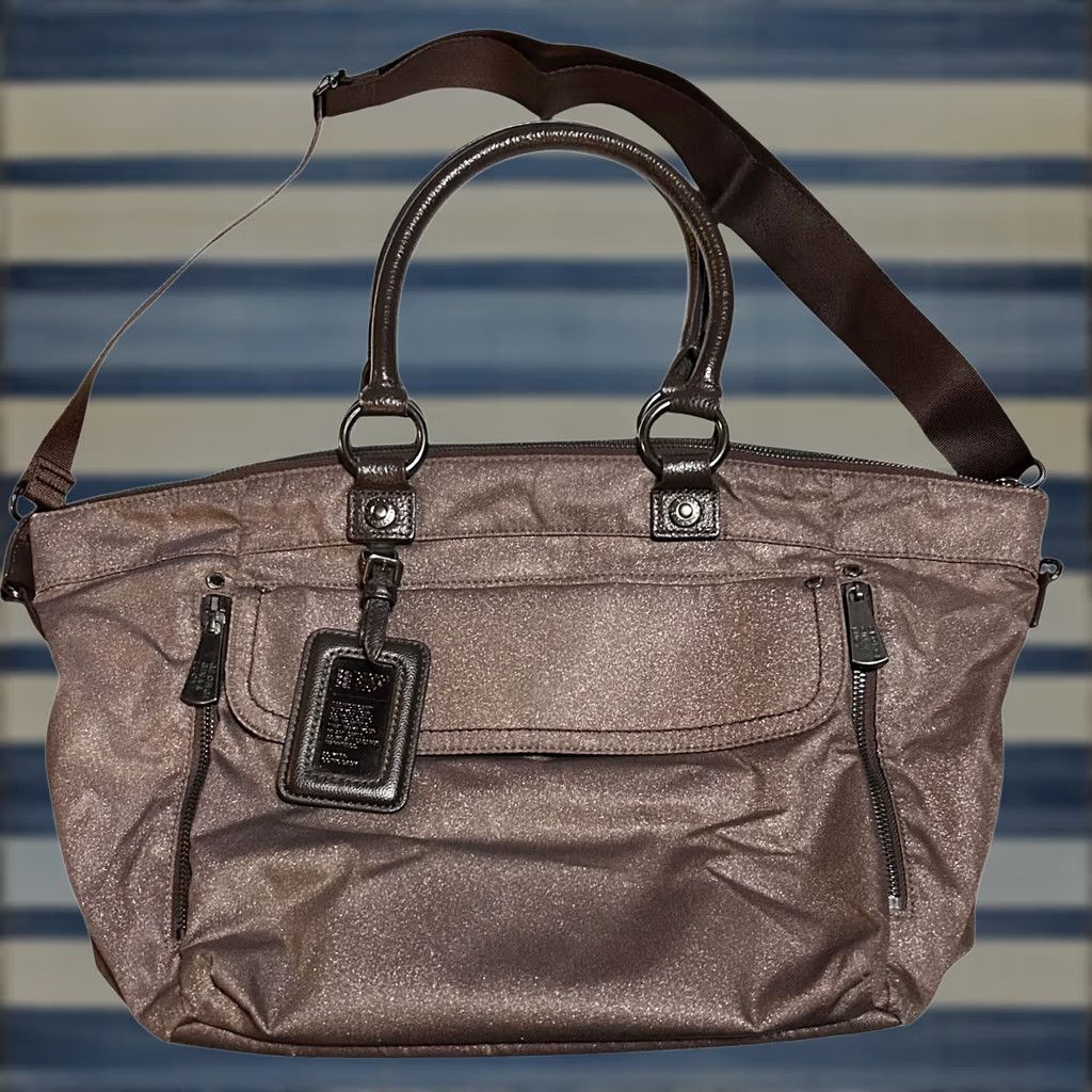 George Gina & Lucy George Gina & Lucy Crossbody Purse Bag GGL Model Tomcat Metallic Brown Handbag Size ONE SIZE - 1 Thumbnail