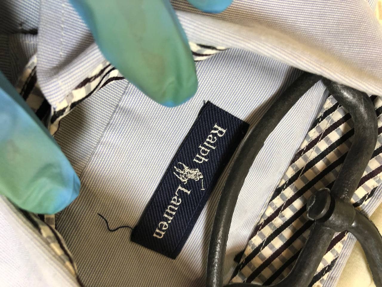 Polo Ralph Lauren Ralph Lauren Light Blue Dress Shirt Slim Tailored Fit Size US S / EU 44-46 / 1 - 2 Thumbnail