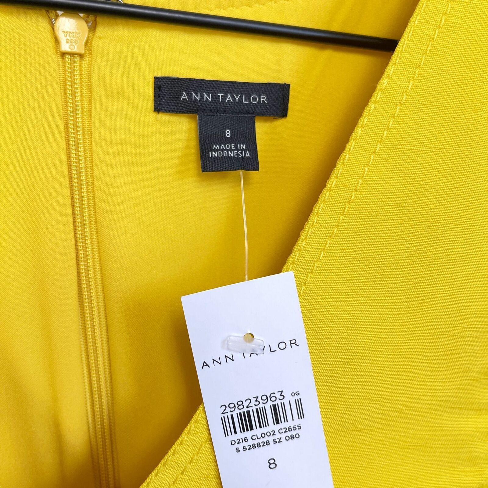 Ann Taylor Ann Taylor Ruffle Sleeve Midi Flare Dress Yellow Linen 8 Size M / US 6-8 / IT 42-44 - 6 Thumbnail
