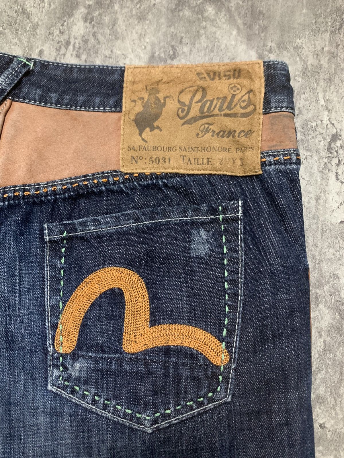 Evisu Y2K Evisu Paris Donna Osaka Mix Leather on Pocket Size 32" / US 10 / IT 46 - 4 Thumbnail