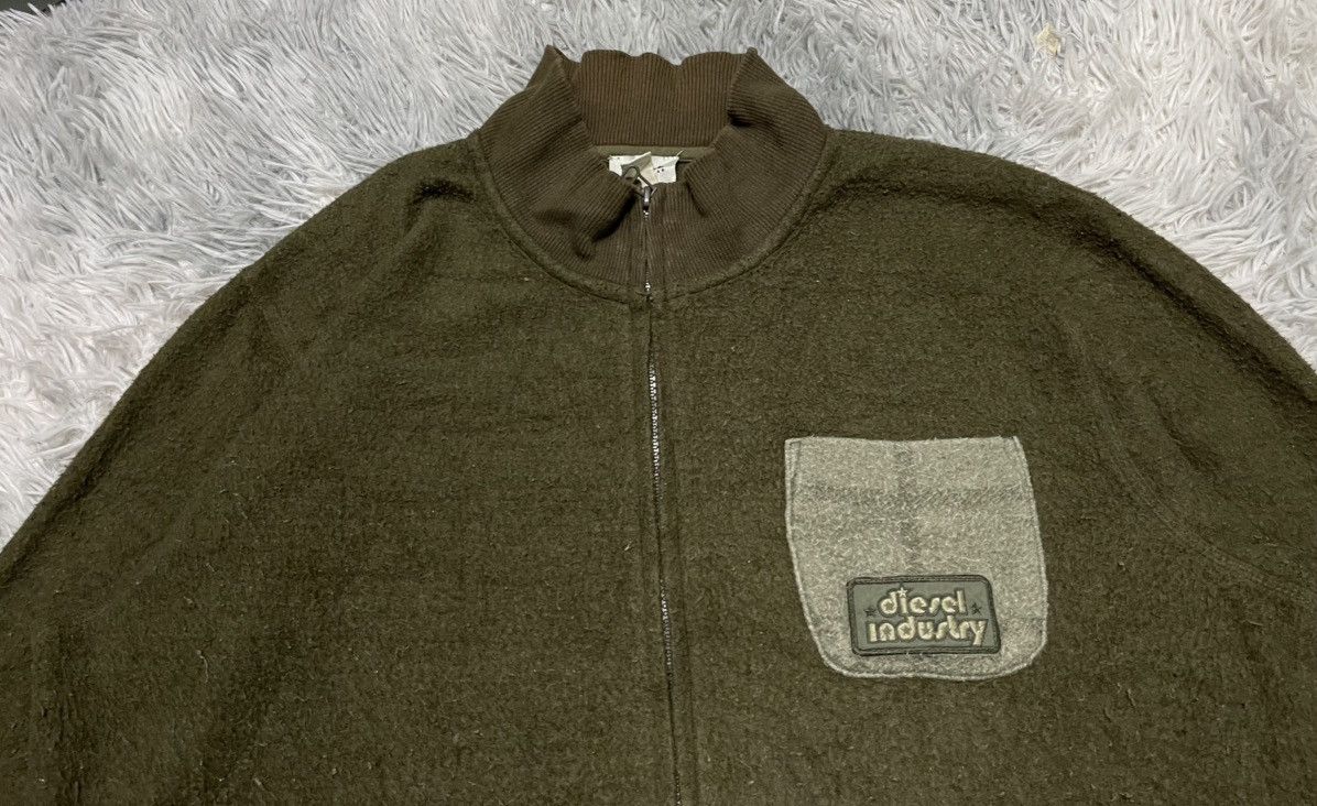 Diesel × Japanese Brand 2000s DIESEL ZIP UP POCKET JACKET FLEECE Size US L / EU 52-54 / 3 - 5 Thumbnail