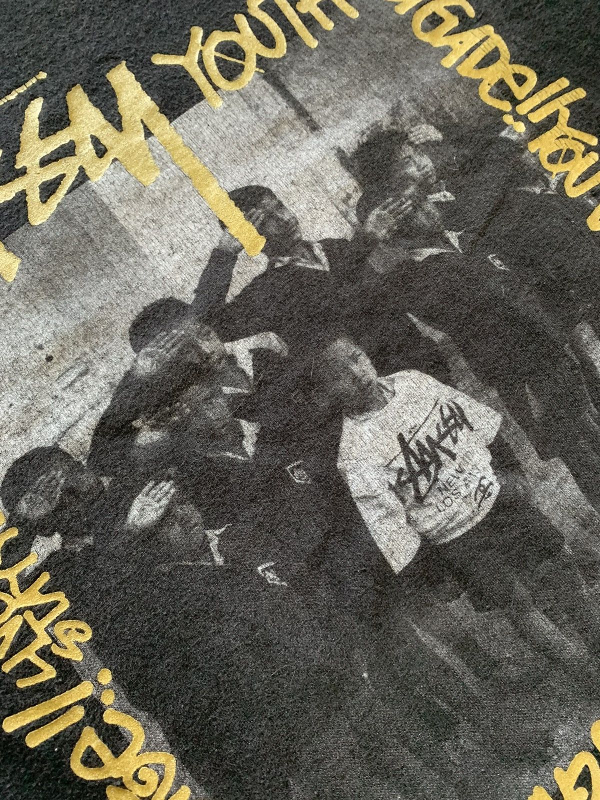 Stussy 2000’s black youth tee