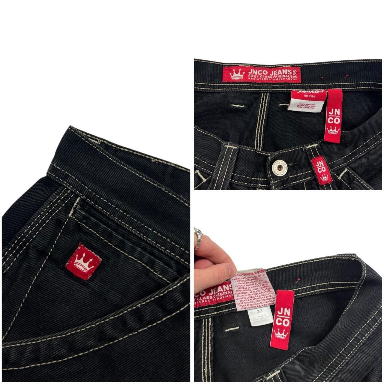 JNCO Vintage Jnco Crown Carpenter Denim Shorts / Jorts - Waist 32 Size US 32 / EU 48 - 7 Thumbnail