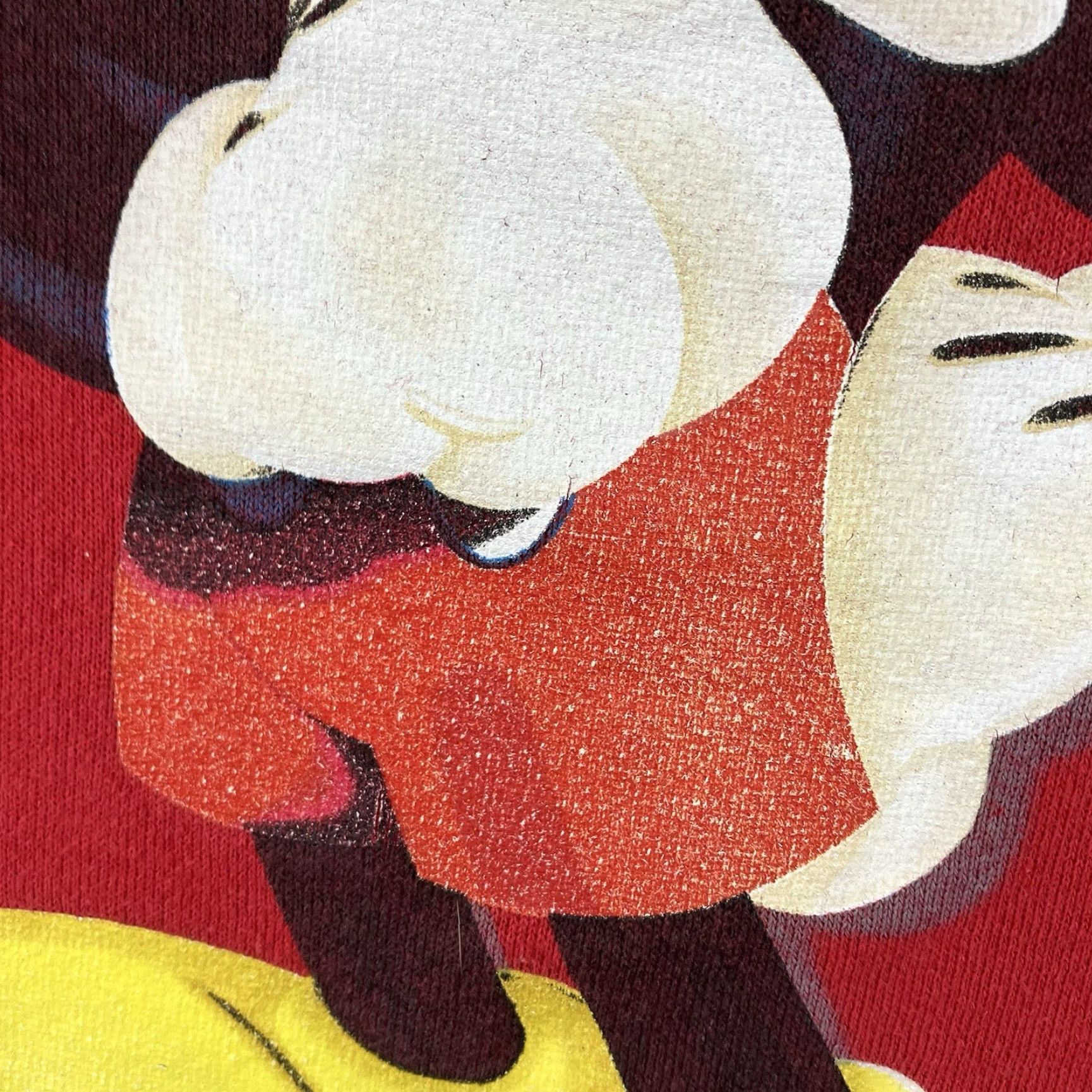 Mickey Unlimited VINTAGE Mickey Unlimited Sweatshirt Large Red Crew Neck Pullover Graphic Print 90s Mickey Mouse Funny Face Classic Fit Men Size US L / EU 52-54 / 3 - 6 Thumbnail