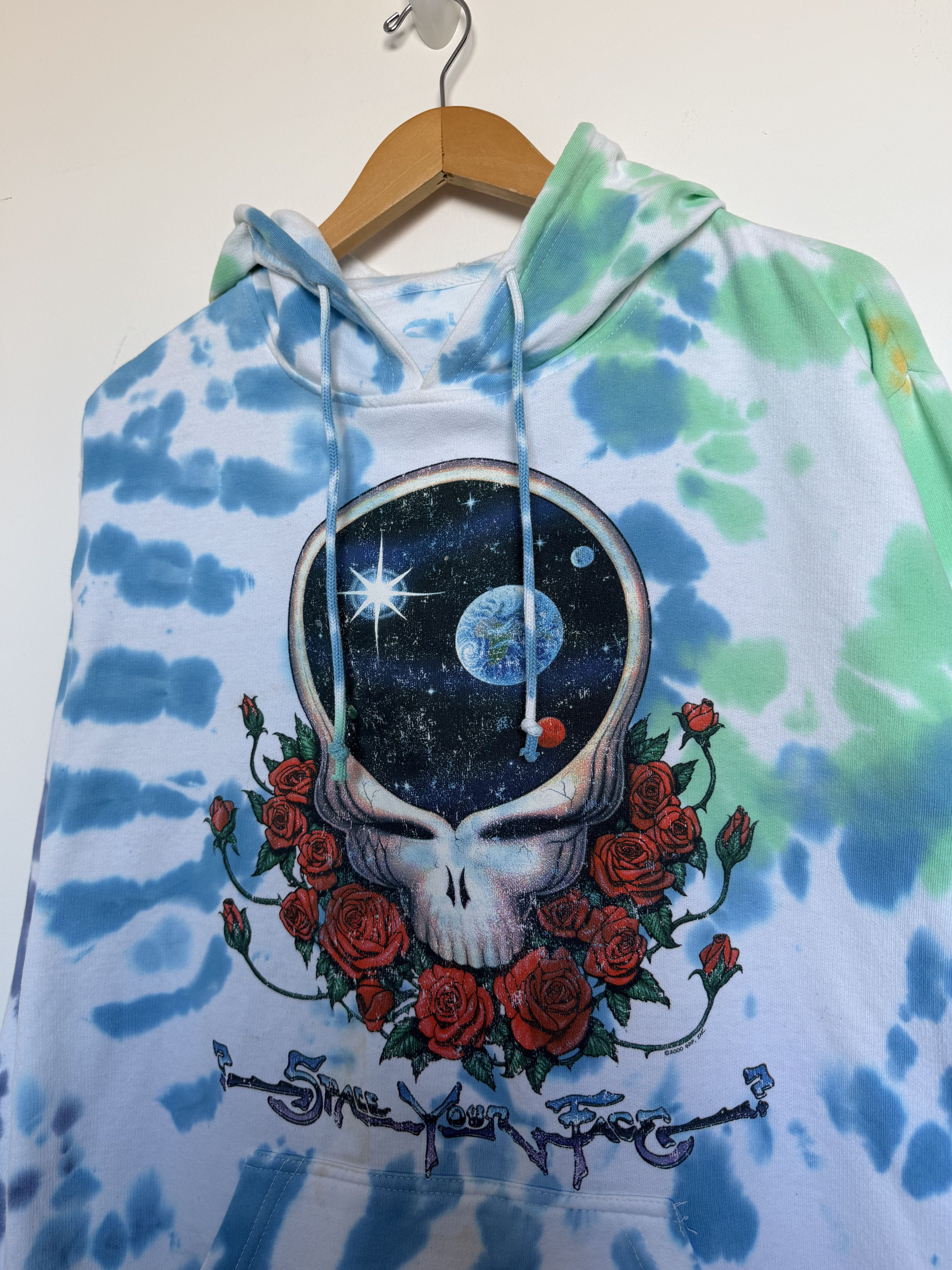 Grateful Dead × Liquid Blue Liquid Blue Grateful Dead Space Your Face Tie Dye Hoodie S/M Size US S / EU 44-46 / 1 - 1 Thumbnail