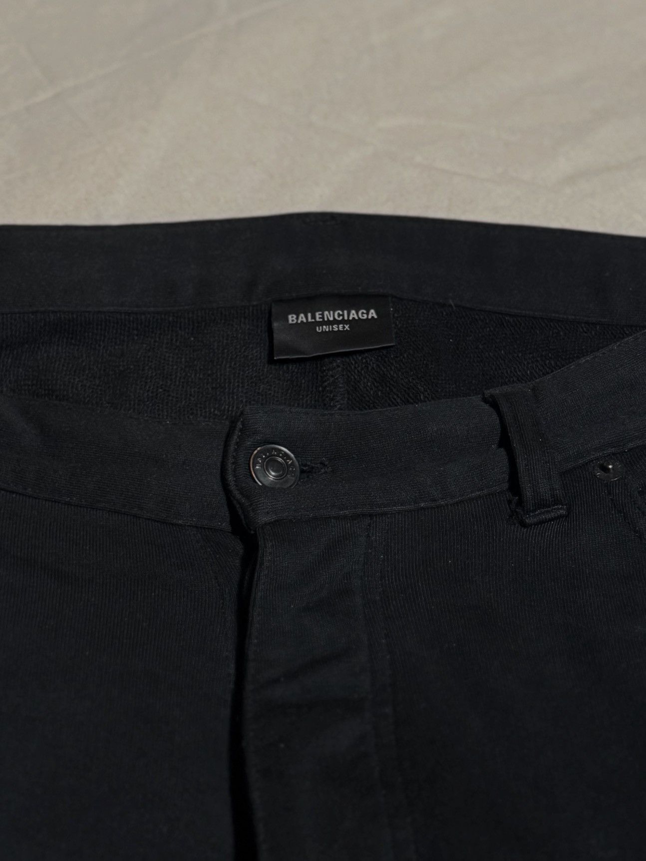 Balenciaga SS22 $638 BLACK FLARED LEG WIDE TROUSERS PANTS JEANS Size US 35 - 5 Thumbnail
