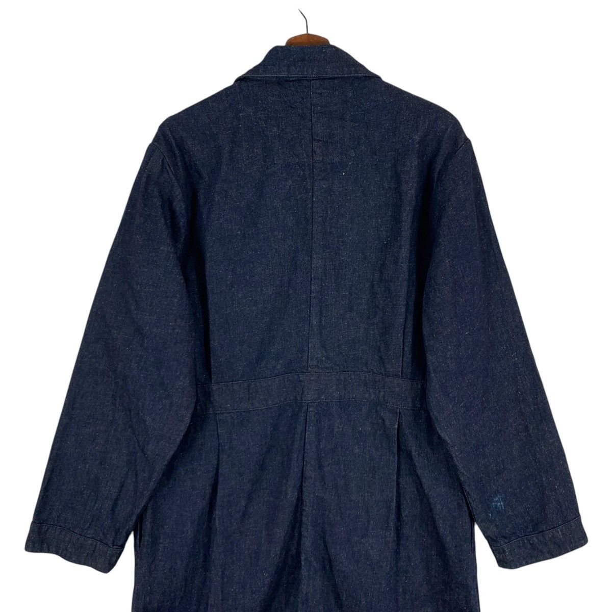 Blue Blue Japan × Japanese Brand VINTAGE GRAND GLOBAL OKAYAMA PREMIUM DENIM BUTTON JACKET Size US M / EU 48-50 / 2 - 10 Thumbnail