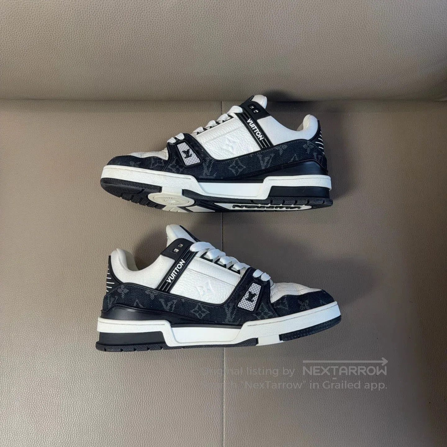 Louis Vuitton Lv Trainer Black White 99 New. Size US 5 / EU 37 - 7 Thumbnail