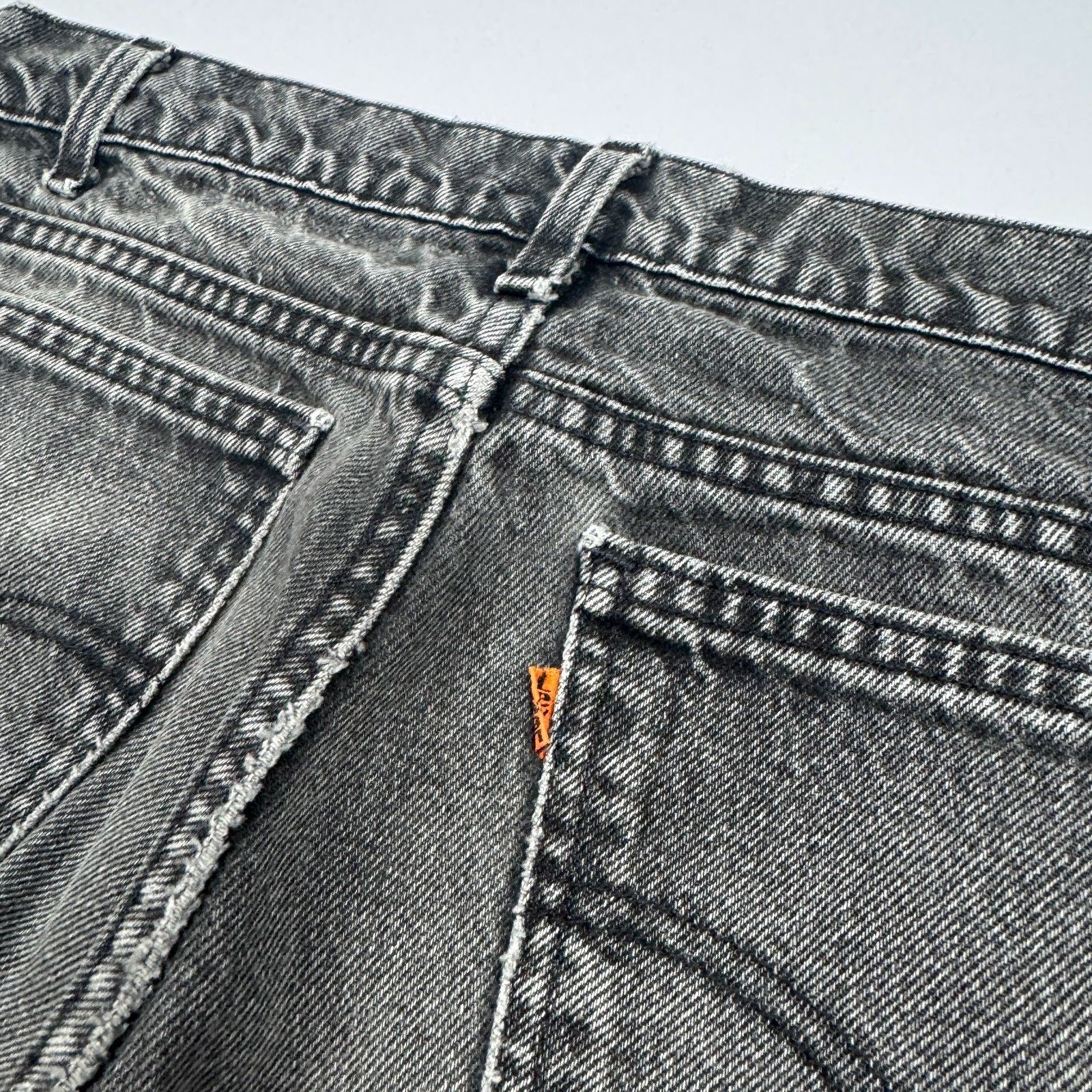 Levi's Vtg Levi's 550 Orange Tab USA Faded Black Jeans 36 Size US 36 / EU 52 - 13 Thumbnail