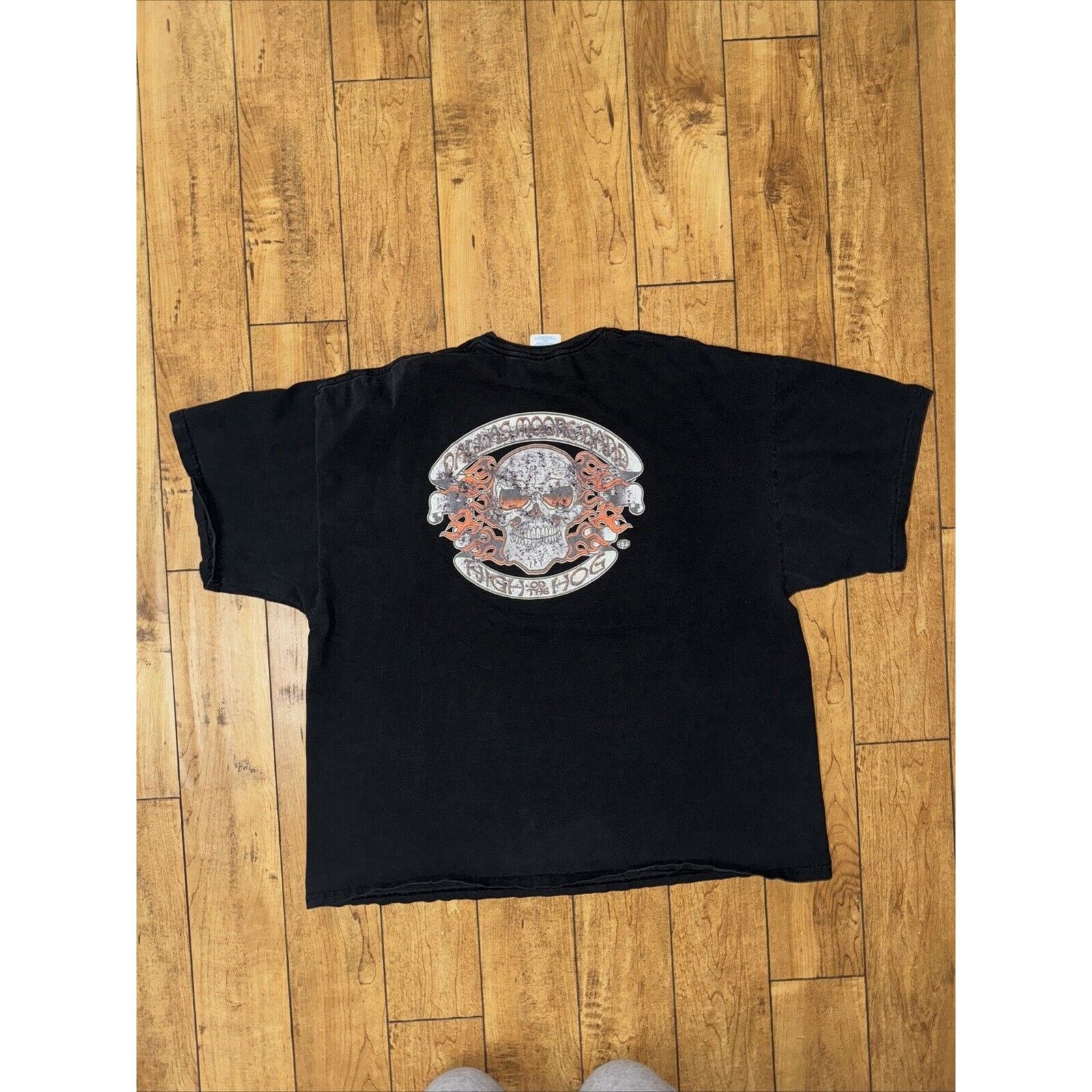 Band Tees × Harley Davidson × Vintage Dallas Moore Band “High On The Hog” T-Shirt Black 3XL 26x28 Size US XXL / EU 58 / 5 - 1 Thumbnail