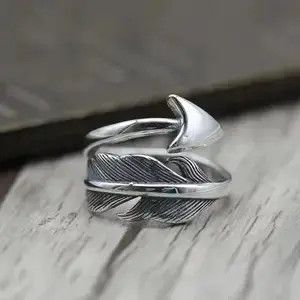 Japanese Brand Adjustable bow and arrow ring in Sterling Silver 925 Size ONE SIZE - 1 Thumbnail