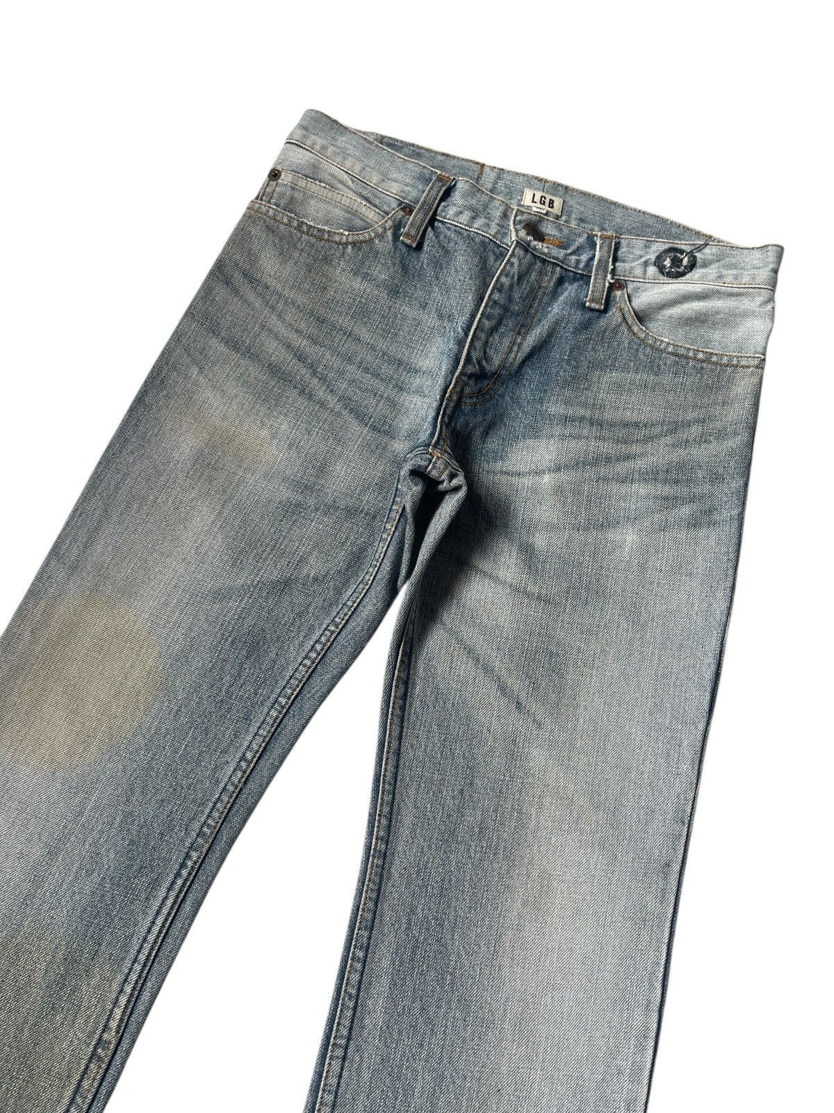 Le Grande Bleu (L.G.B.) OG Le Grand Bleu Washed Quarters Jeans Denim Size US 29 - 4 Thumbnail