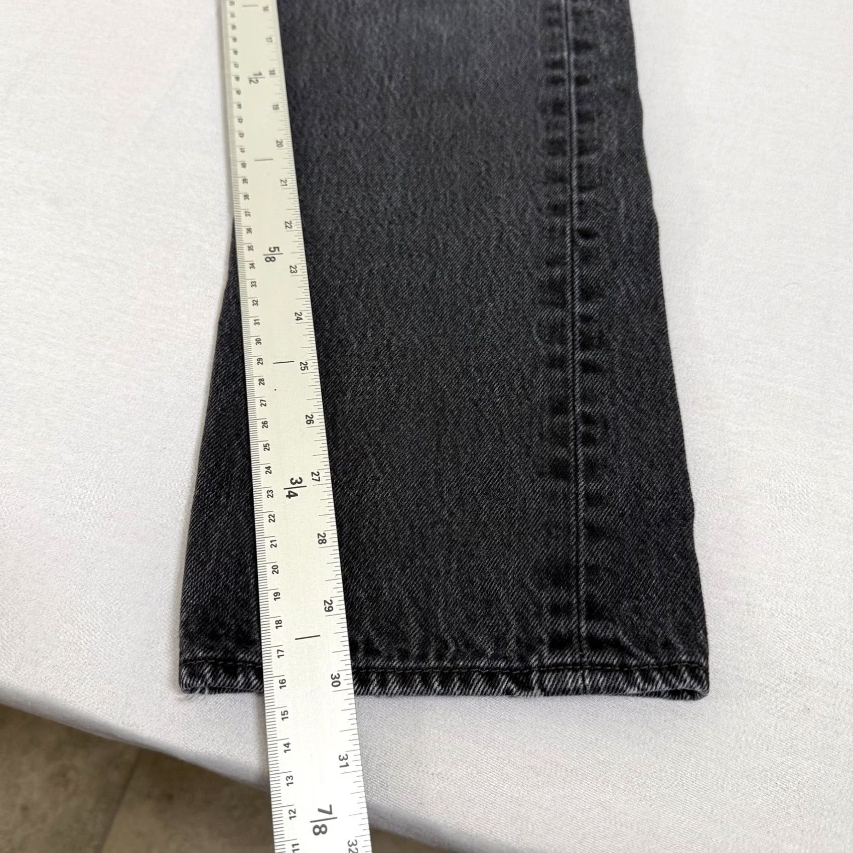 Levi's Levi's Jeans Mens 30x32 Black 501 Straight Fit Denim Pants Cowboy Work Size US 30 / EU 46 - 5 Thumbnail