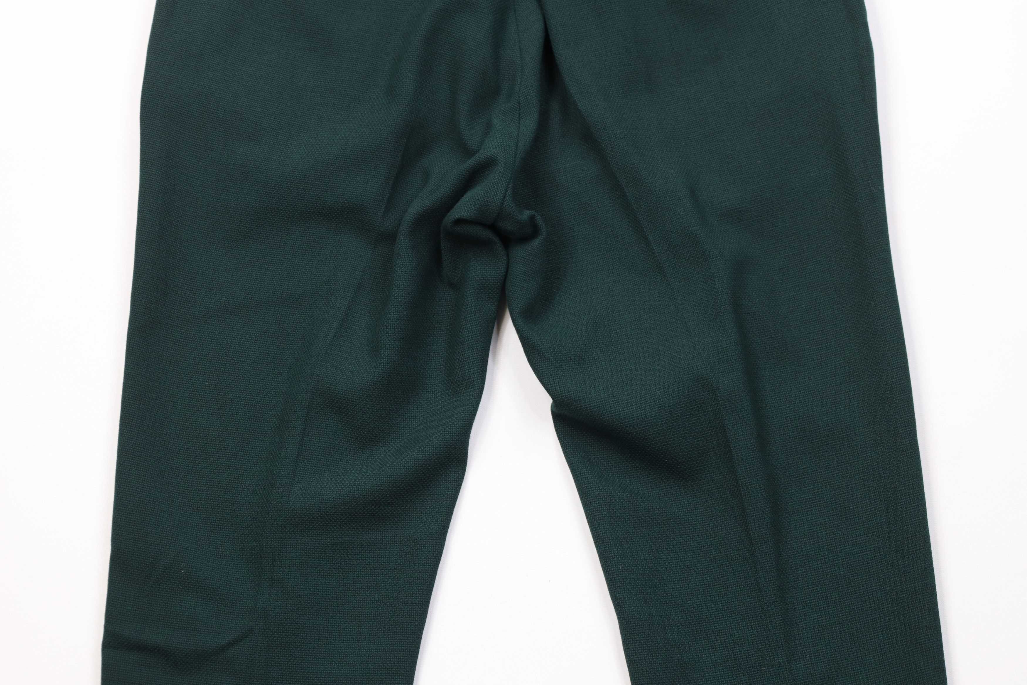 Vintage Vintage 90s Streetwear Skinny Leg Chino Pants Trousers Green Size US 32 / EU 48 - 10 Thumbnail