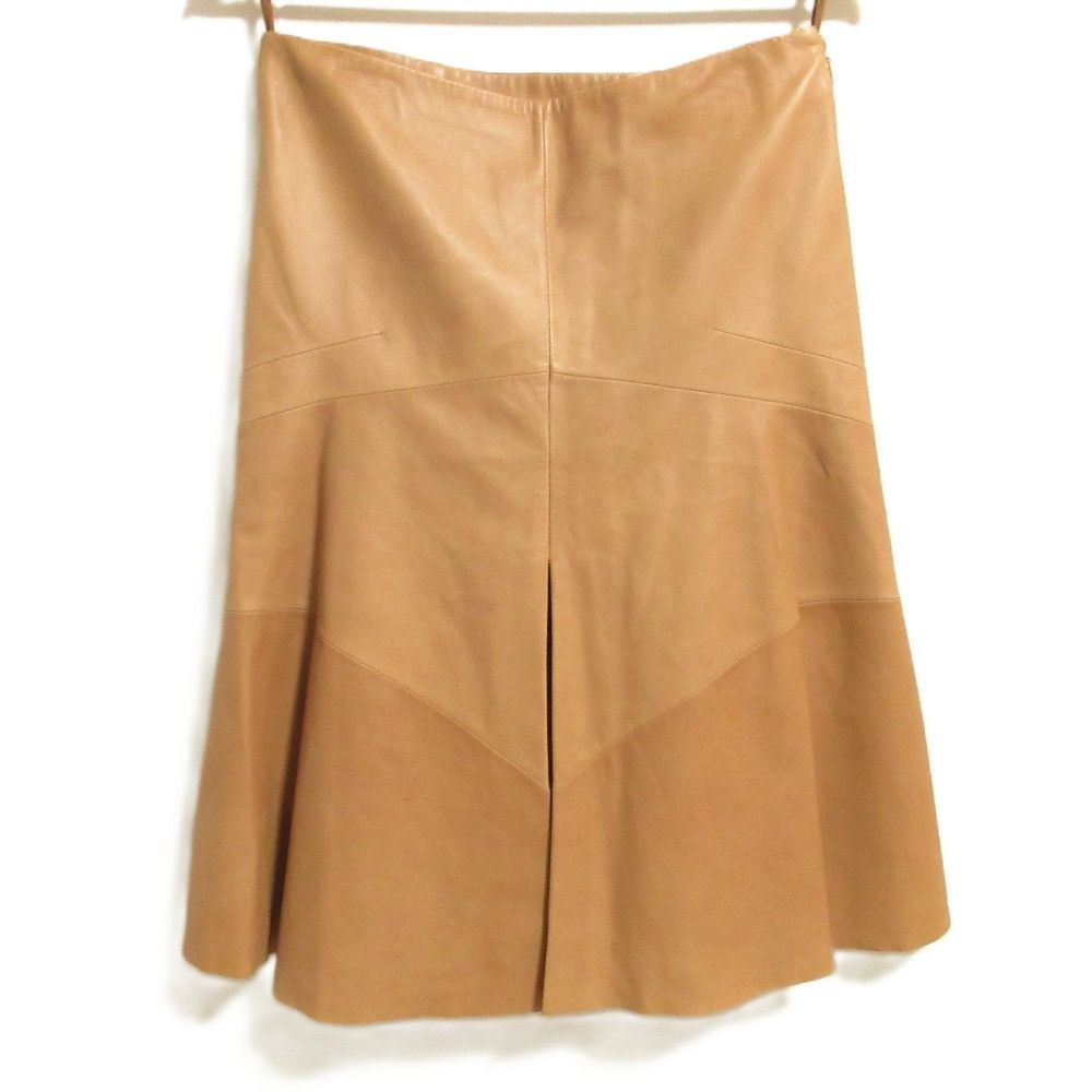 Loewe Loewe Loewe Lambskin Skirt Leather Skirts DUTY FREE for USA Size ONE SIZE - 1 Thumbnail