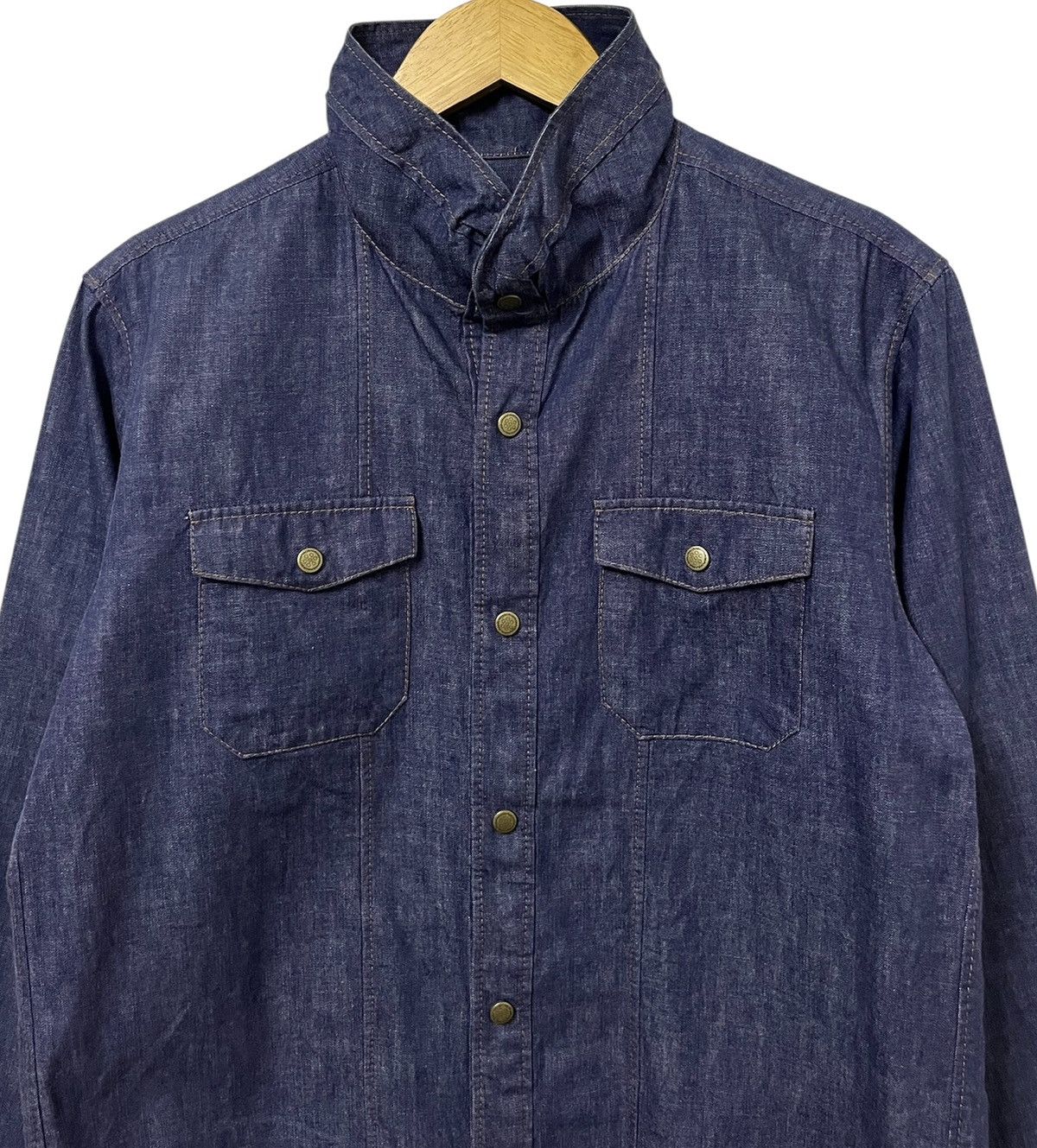 Final Home FINAL HOME BY KOSUKE TSUMURA DENIM JAPANESE BRAND SHIRT Size US M / EU 48-50 / 2 - 3 Thumbnail