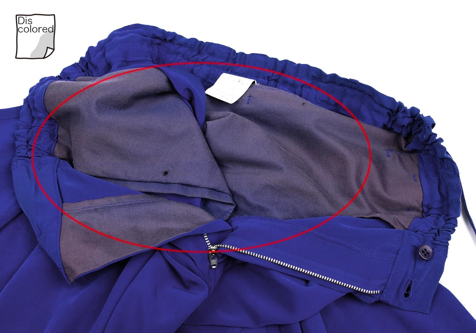 Yohji Yamamoto Crepe Drape Wrap Pants in Blue Size US 34 / EU 50 - 6 Thumbnail