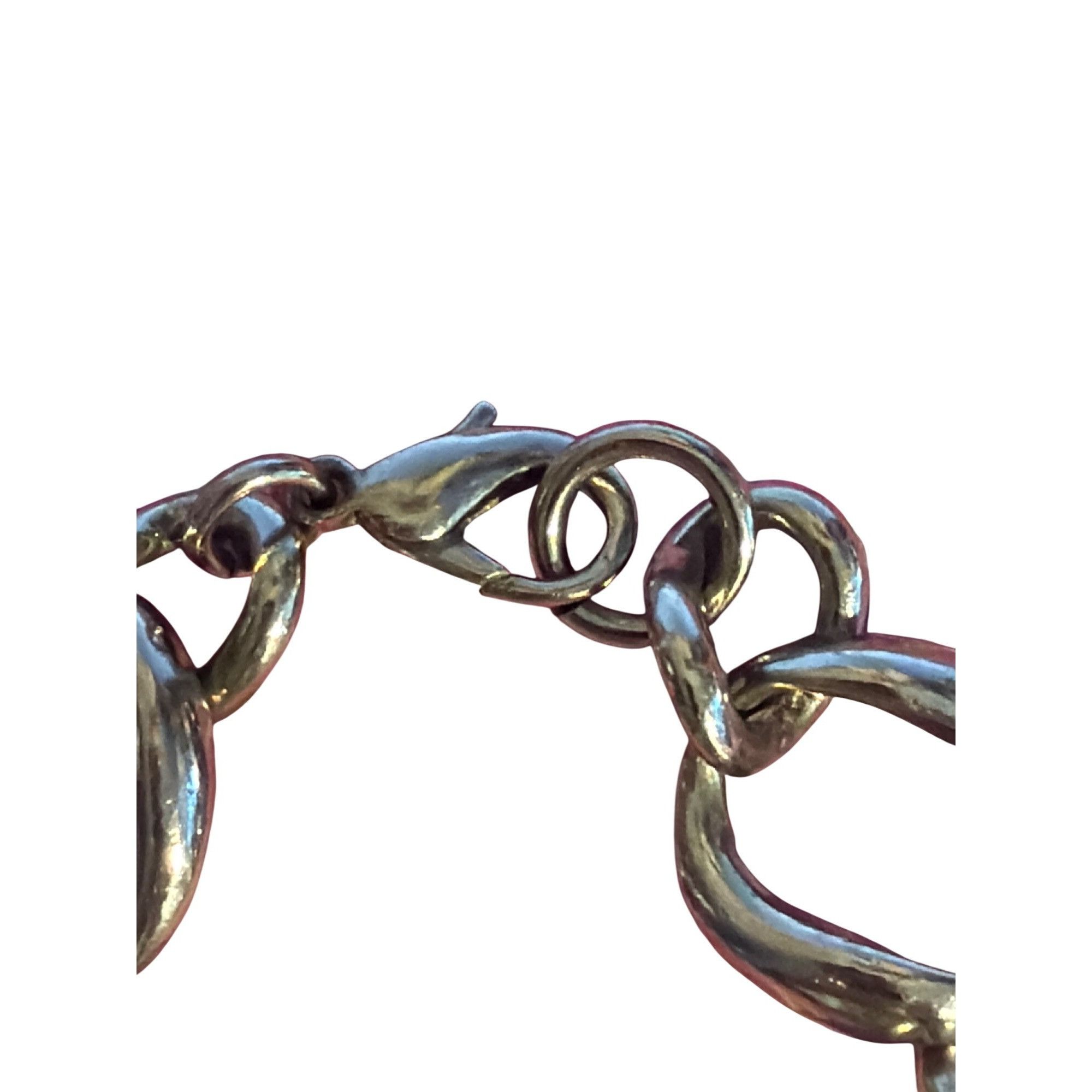 Other Silver Tone Chunky Chain Link Bracelet Lobster Clasp 8" Laye Size ONE SIZE - 3 Thumbnail