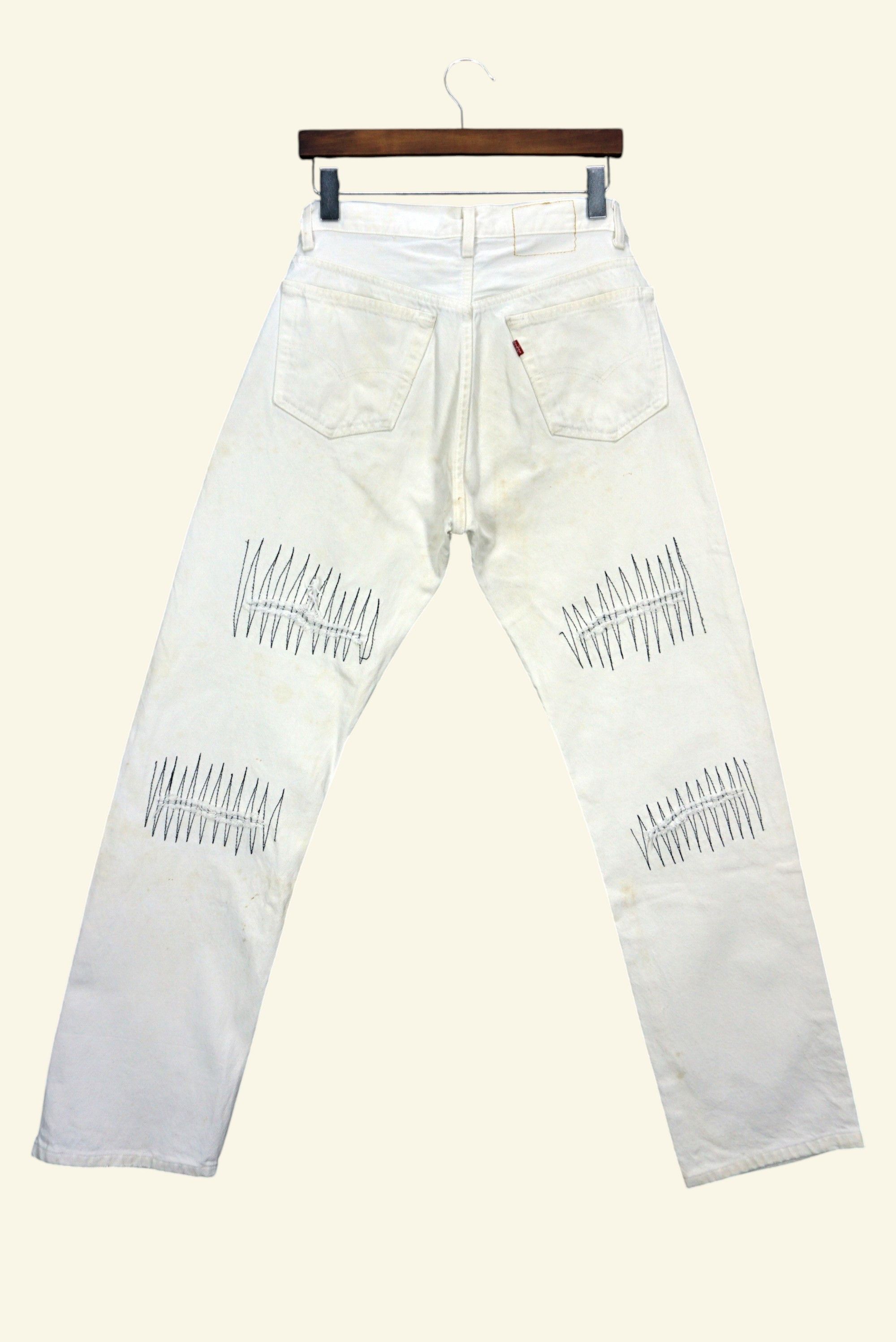 Vintage Levi's 501-0651 Jeans Made in USA Boro Denim Size W32xL32 Size US 32 / EU 48 - 2 Thumbnail