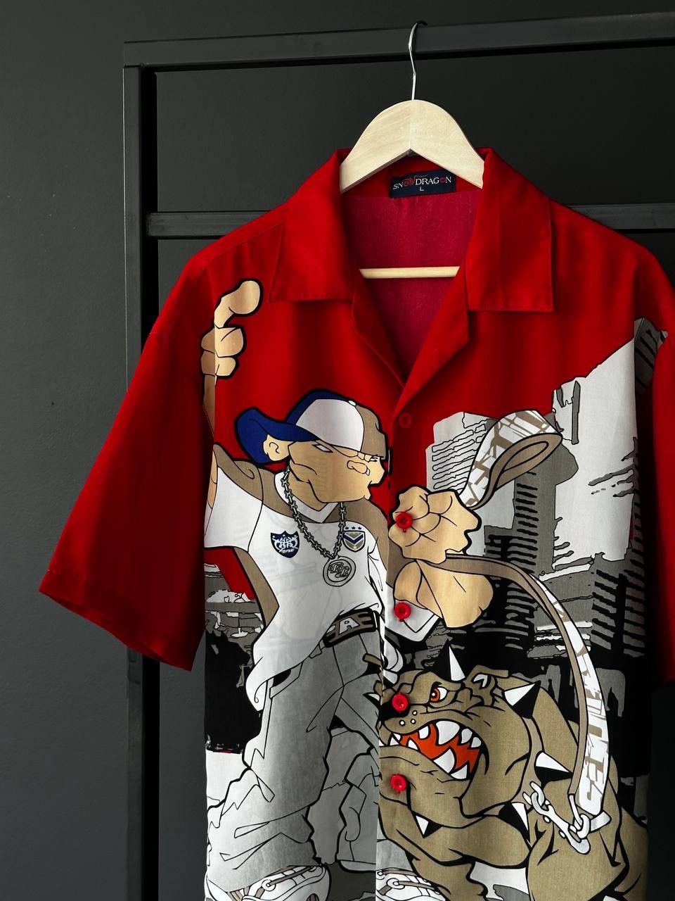 Rap Tees × Vintage Vintage Rap Camp Collar Printed Shirt Size US L / EU 52-54 / 3 - 3 Thumbnail