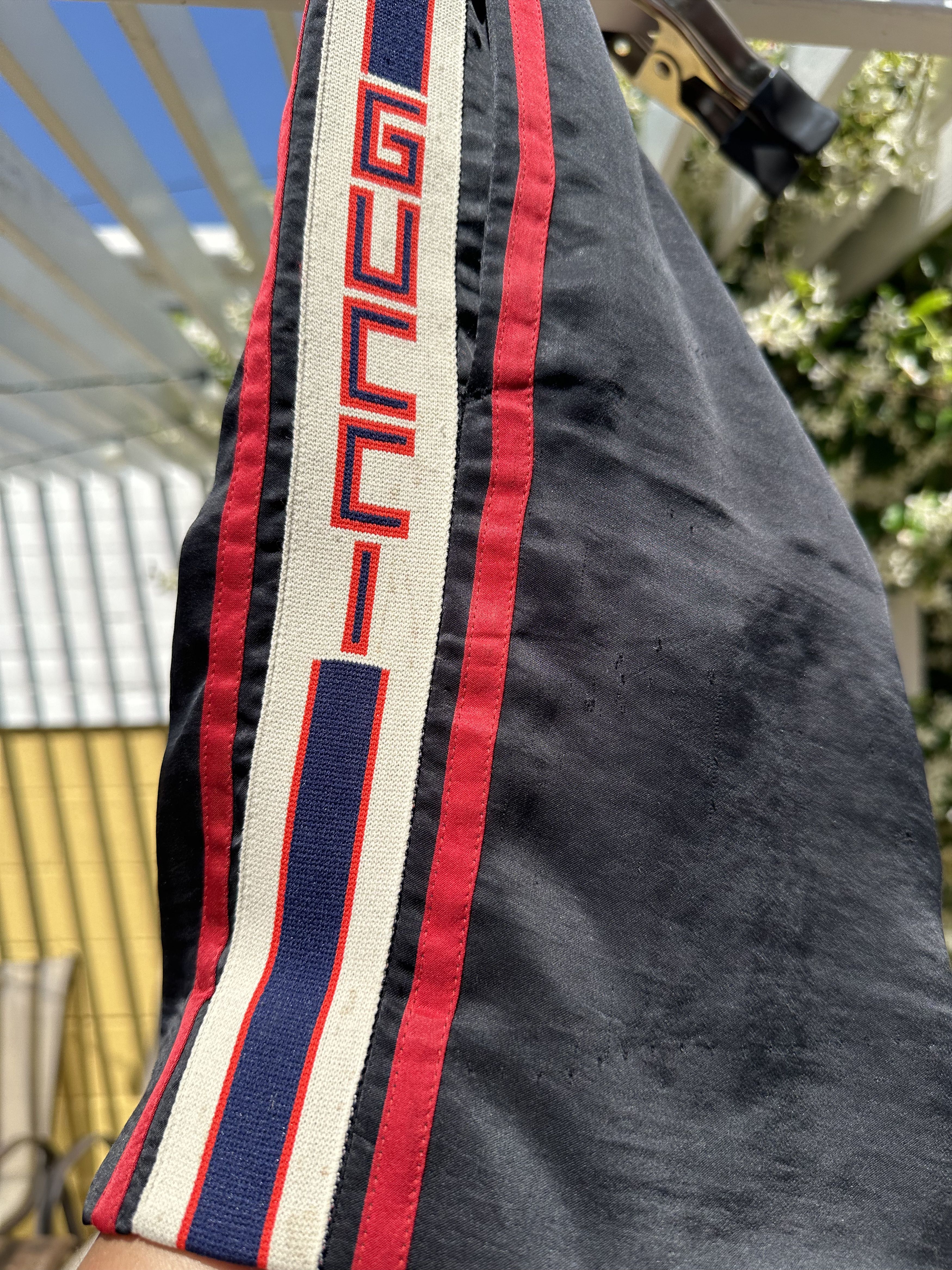 Gucci Gucci Satin Shorts - Damaged / Up-cycle Project Size US 32 / EU 48 - 2 Thumbnail