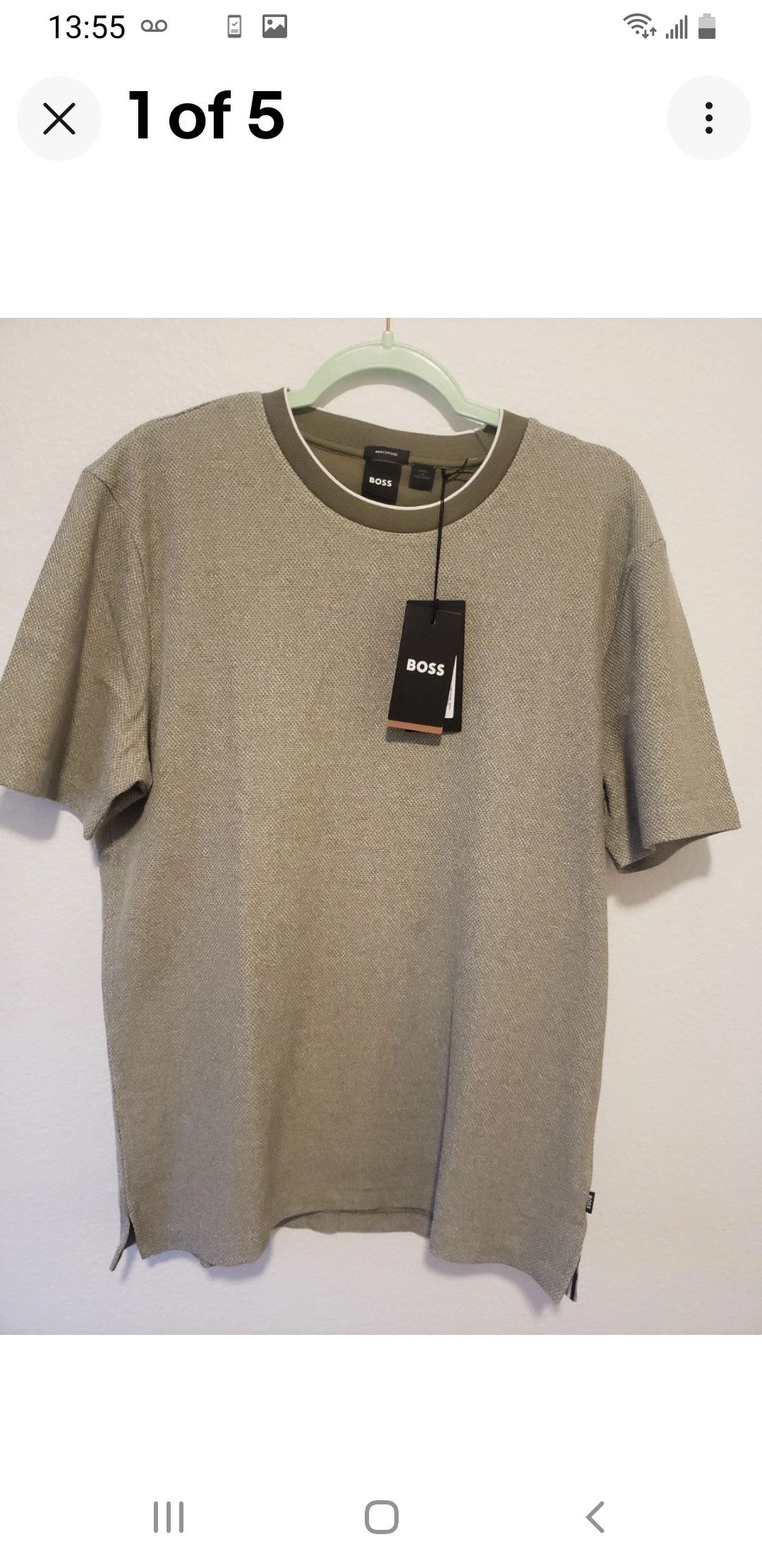 Hugo Boss Olive hugo boss tee Size US L / EU 52-54 / 3 - 1 Thumbnail