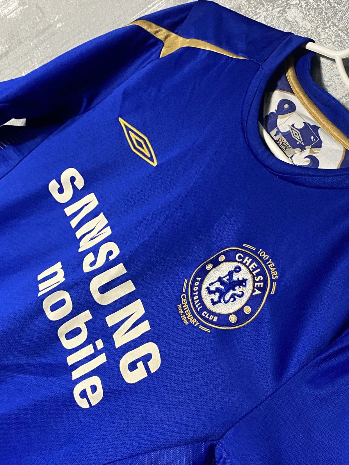 Umbro Chelsea Umbro Soccer Jersey 2005 Century Football Shirt Kit Size US M / EU 48-50 / 2 - 3 Thumbnail