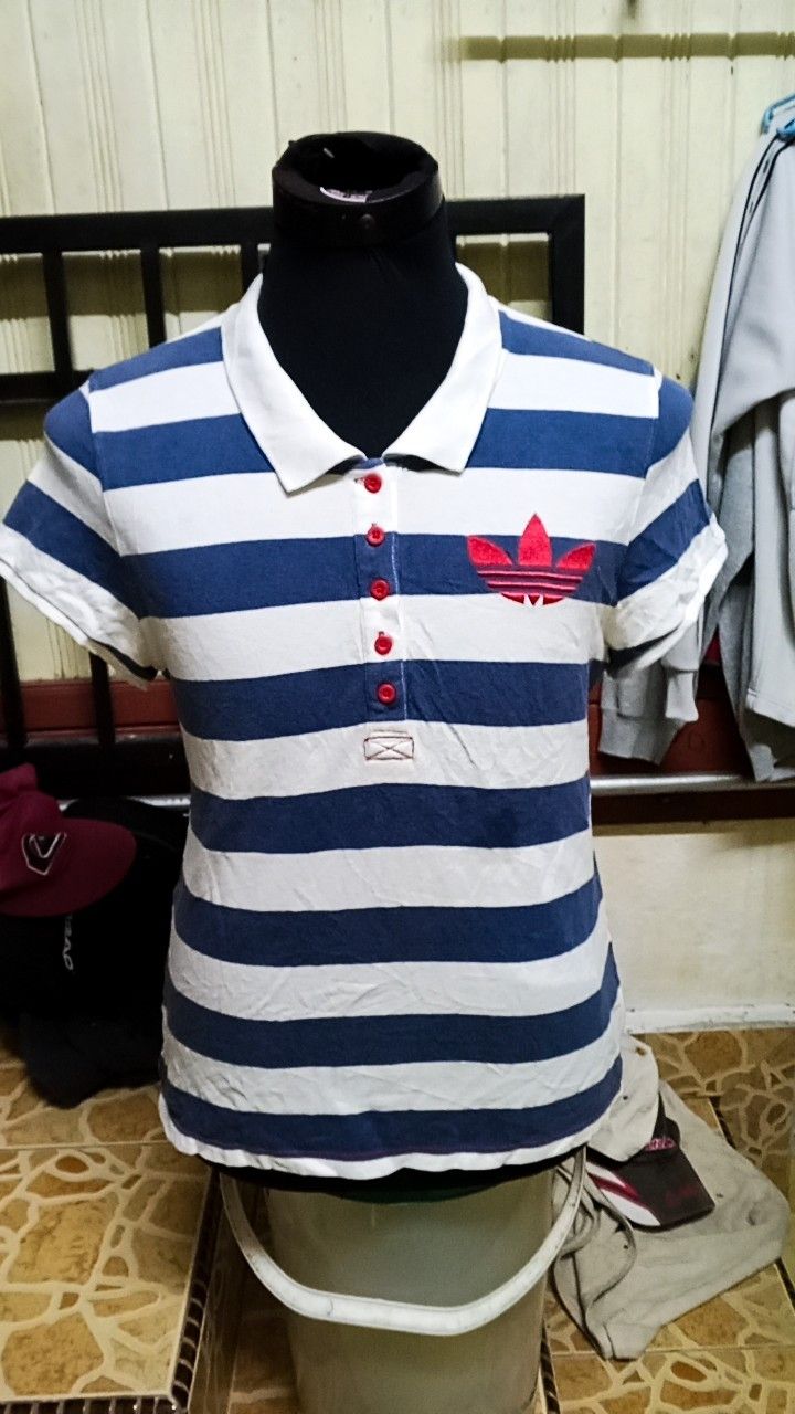 Adidas VTG Japan adidas stripe women Size L / US 10 / IT 46 - 3 Thumbnail