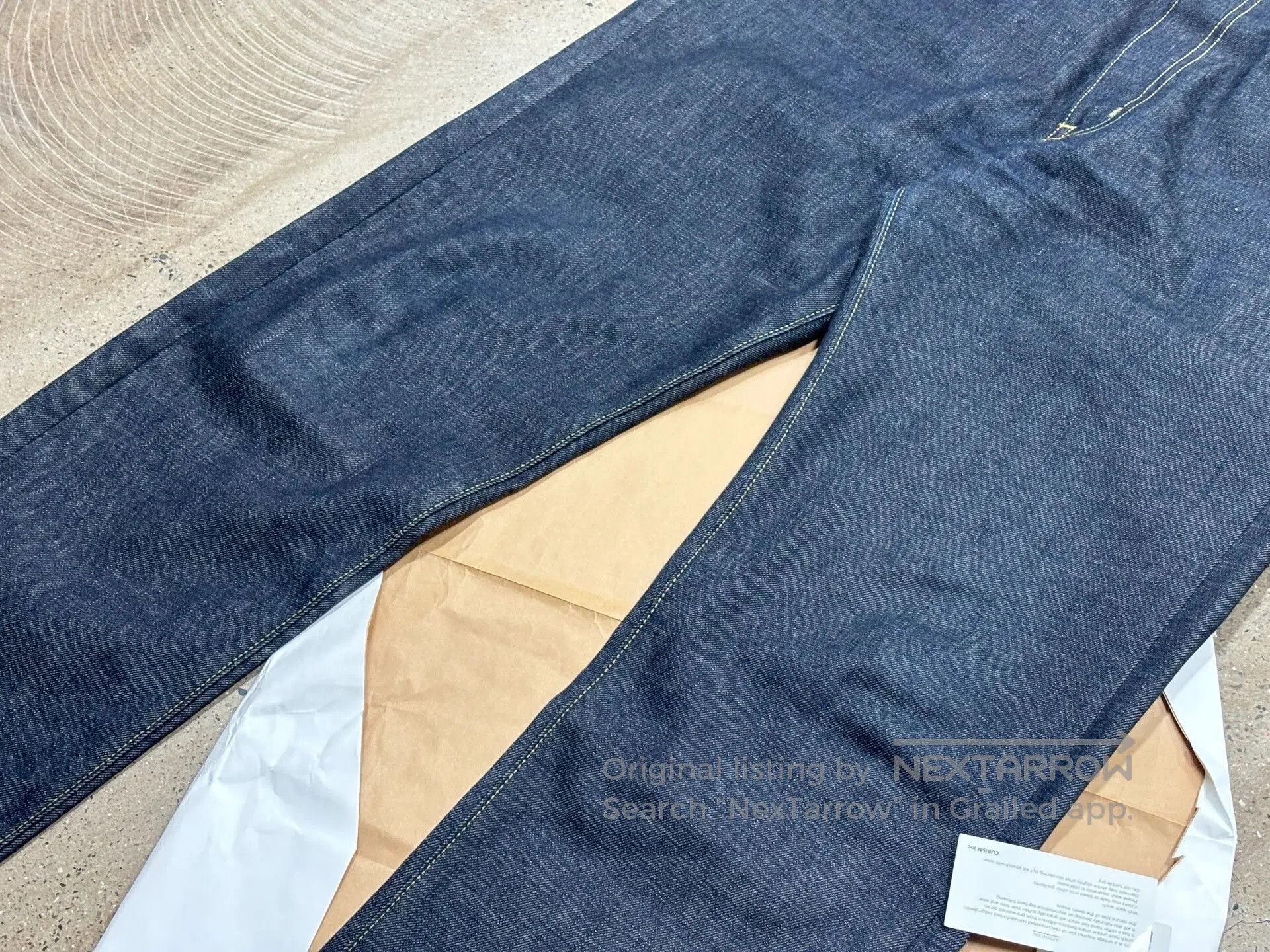 Visvim Visvim Fluxus Unwashed Denim Pants. Size US 36 / EU 52 - 4 Thumbnail