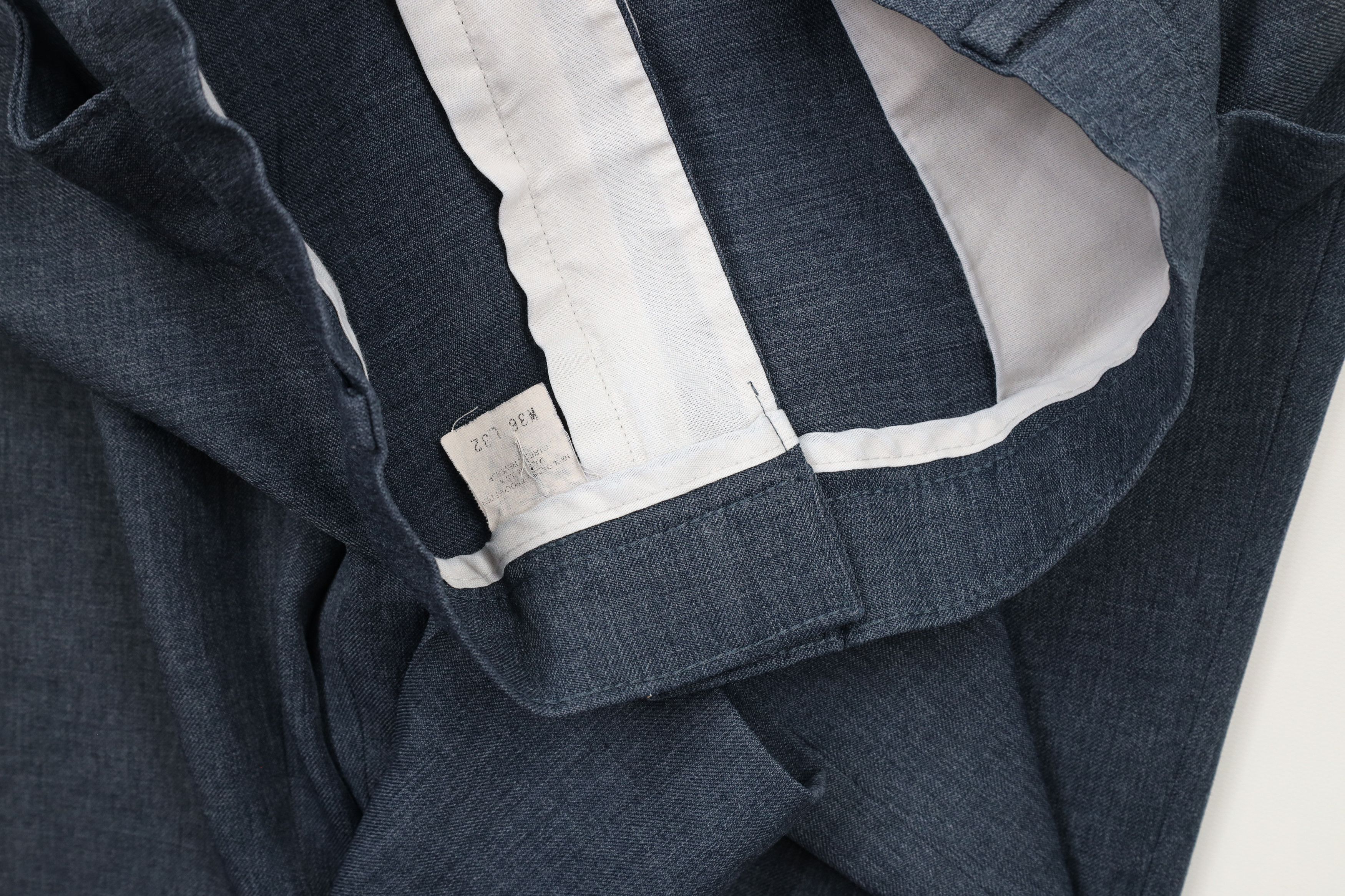 Levi's × Vintage Vintage 90s Levis Knit Wide Leg Flared Chino Pants Blue USA Size US 36 / EU 52 - 8 Thumbnail